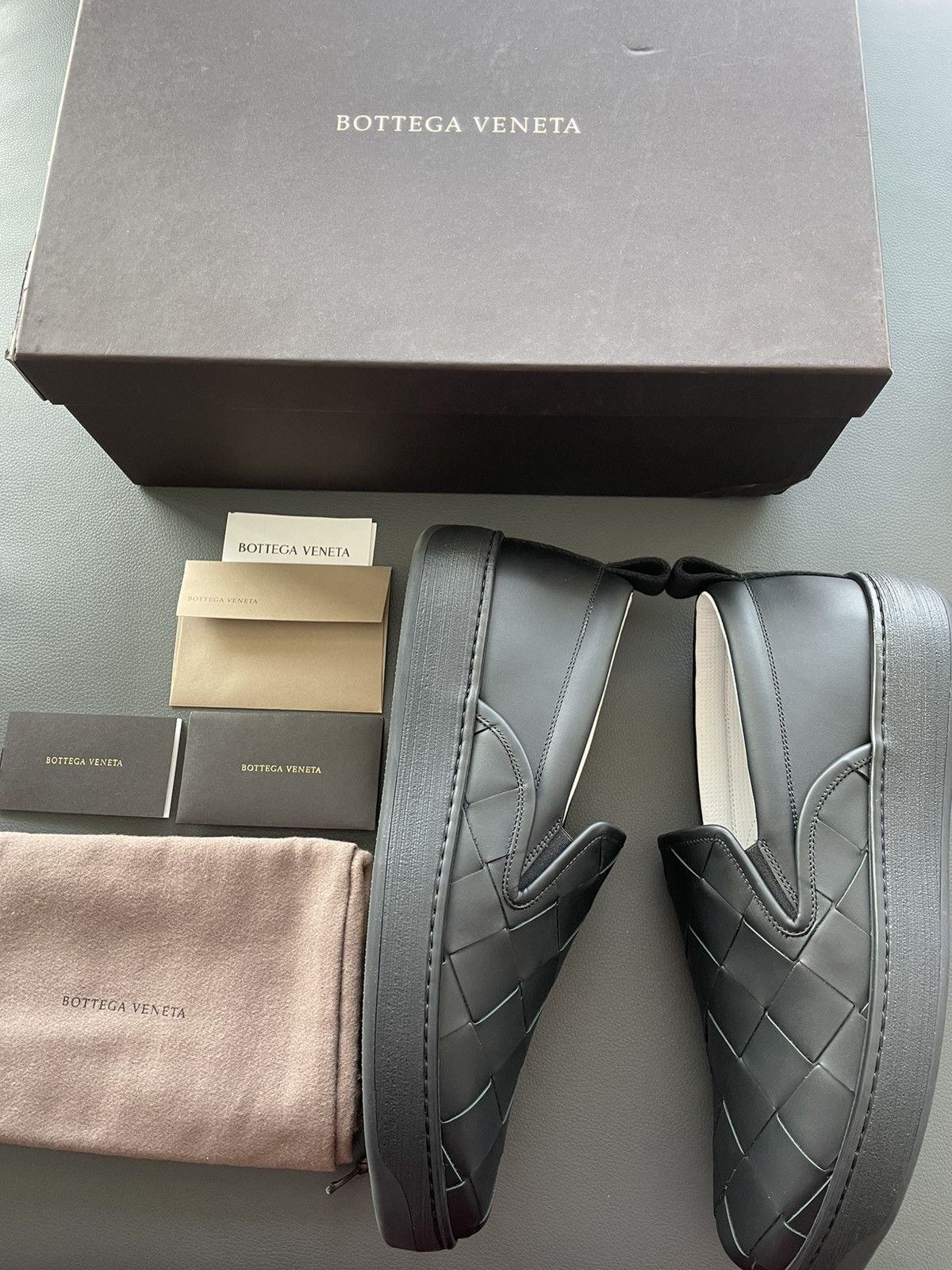 Bottega Veneta Rare BrandNew Daniel Lee Classic Intrecciato Leather Loafer Size US 12 / EU 45 - 12 Thumbnail