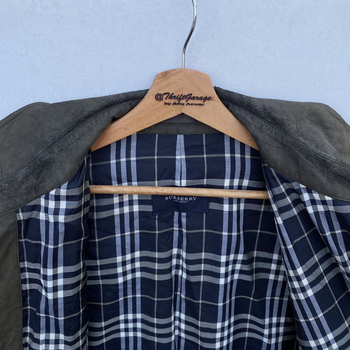 Burberry Rare Burberry London Artificial Leather Button Ups Jacket Size US L / EU 52-54 / 3 - 11 Thumbnail