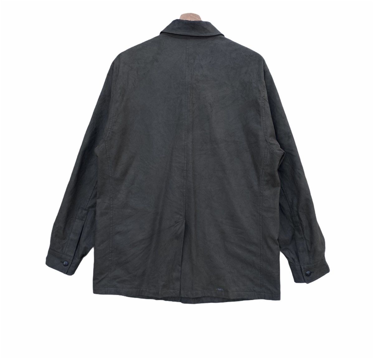 Burberry Rare Burberry London Artificial Leather Button Ups Jacket Size US L / EU 52-54 / 3 - 5 Thumbnail