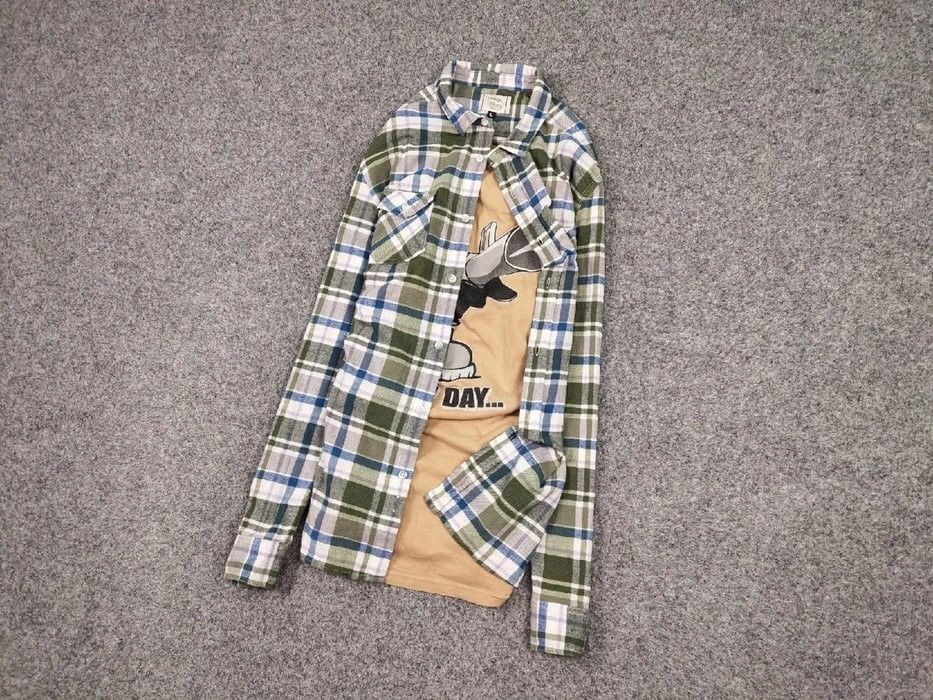 Flannel Vintage Flannel Shirt Travis Scott Style Streetwear Hype Size US L / EU 52-54 / 3 - 6 Thumbnail