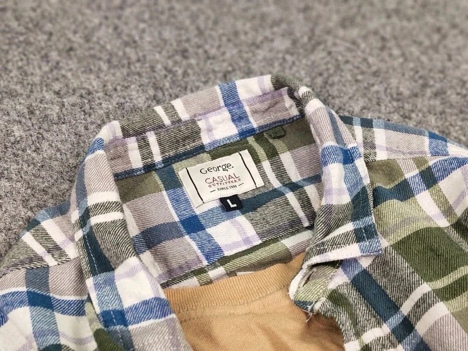Flannel Vintage Flannel Shirt Travis Scott Style Streetwear Hype Size US L / EU 52-54 / 3 - 11 Thumbnail