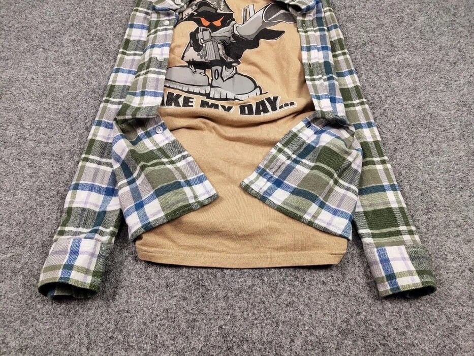 Flannel Vintage Flannel Shirt Travis Scott Style Streetwear Hype Size US L / EU 52-54 / 3 - 4 Thumbnail