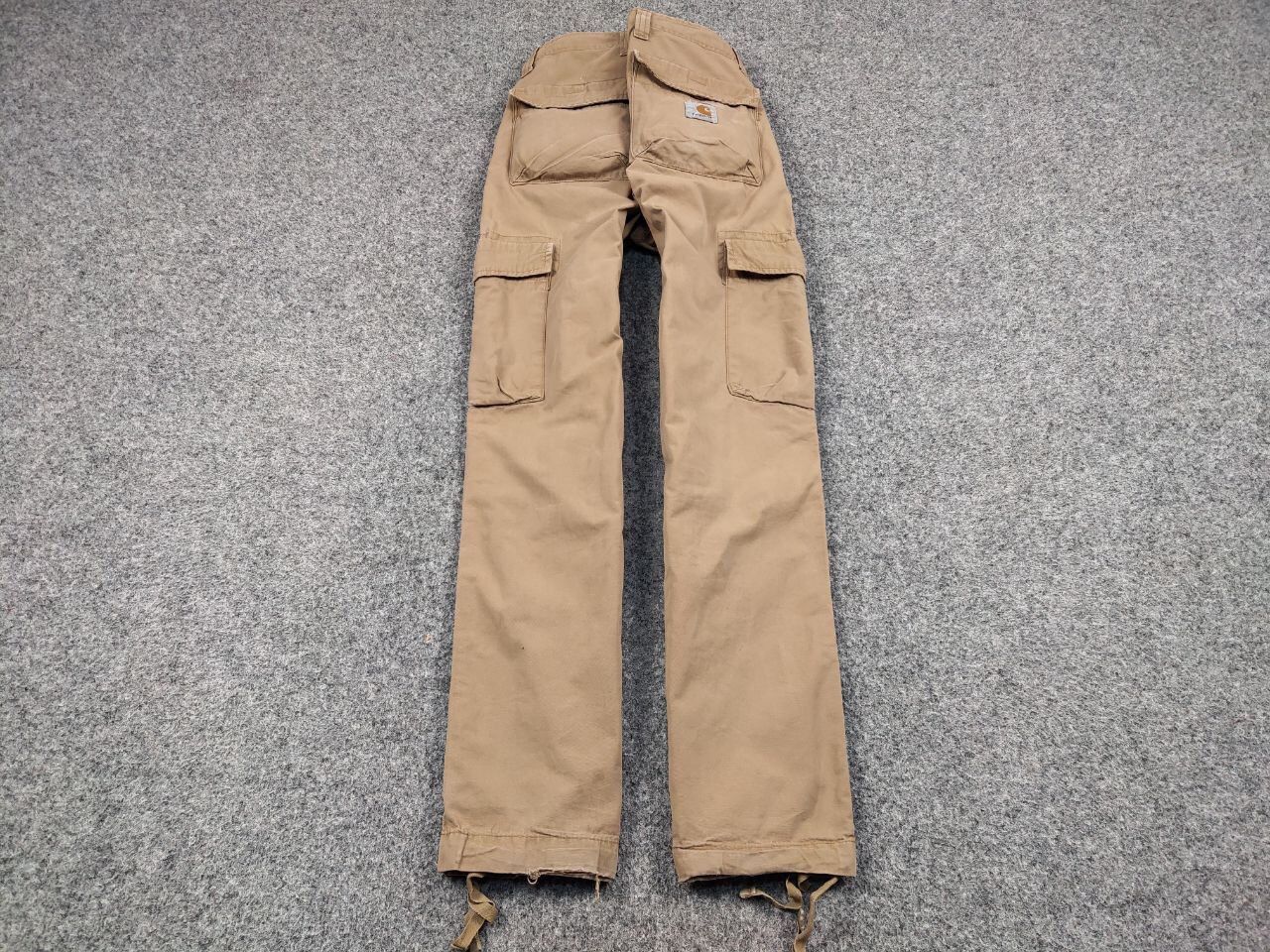 Carhartt Vintage Carhartt Wip Beige Cargo Thrift Pants Travis Style Size US 32 / EU 48 - 2 Thumbnail