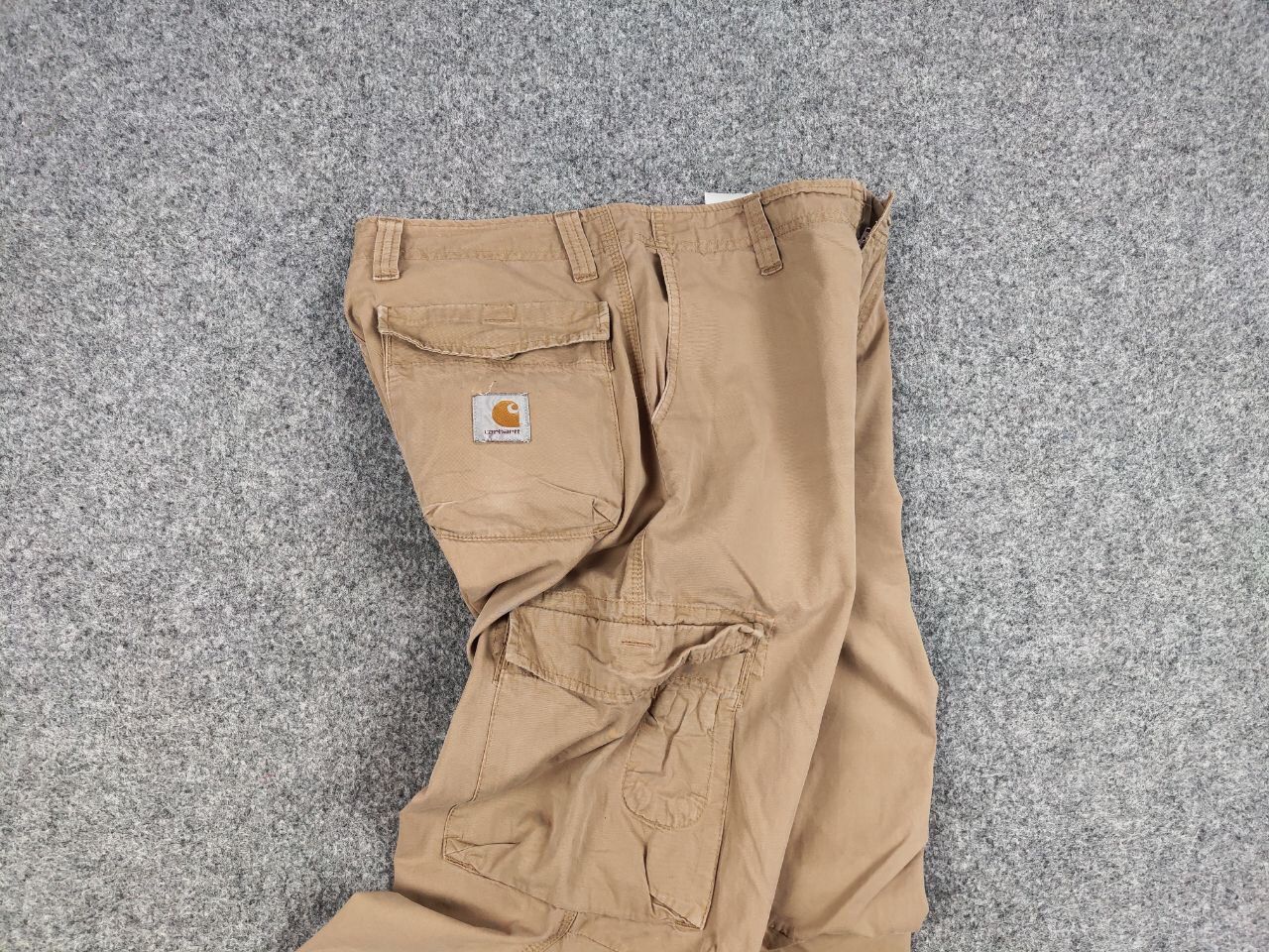 Carhartt Vintage Carhartt Wip Beige Cargo Thrift Pants Travis Style Size US 32 / EU 48 - 17 Thumbnail