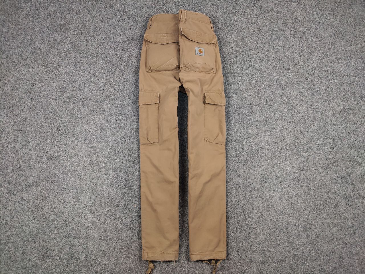 Carhartt Vintage Carhartt Wip Beige Cargo Thrift Pants Travis Style Size US 32 / EU 48 - 1 Thumbnail