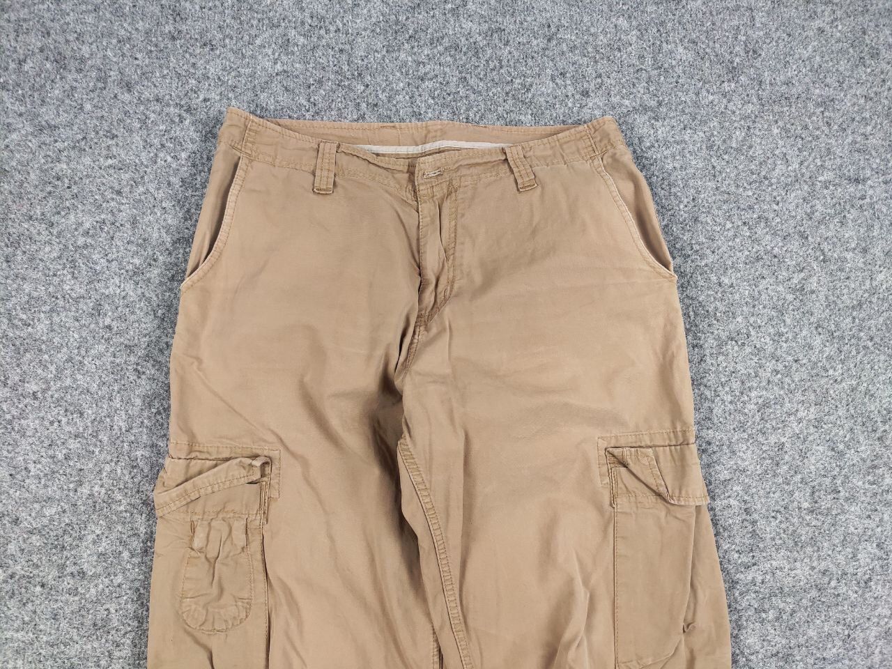 Carhartt Vintage Carhartt Wip Beige Cargo Thrift Pants Travis Style Size US 32 / EU 48 - 12 Thumbnail