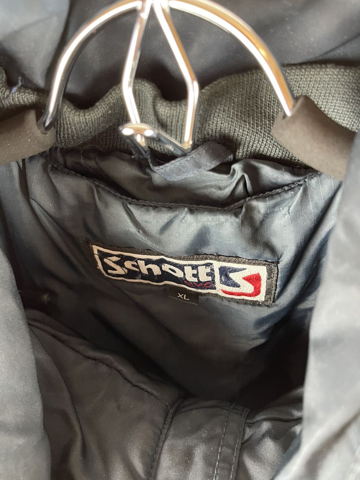 Schott Schott NYC vintage big logo used distressed jacket Size US XL / EU 56 / 4 - 15 Thumbnail