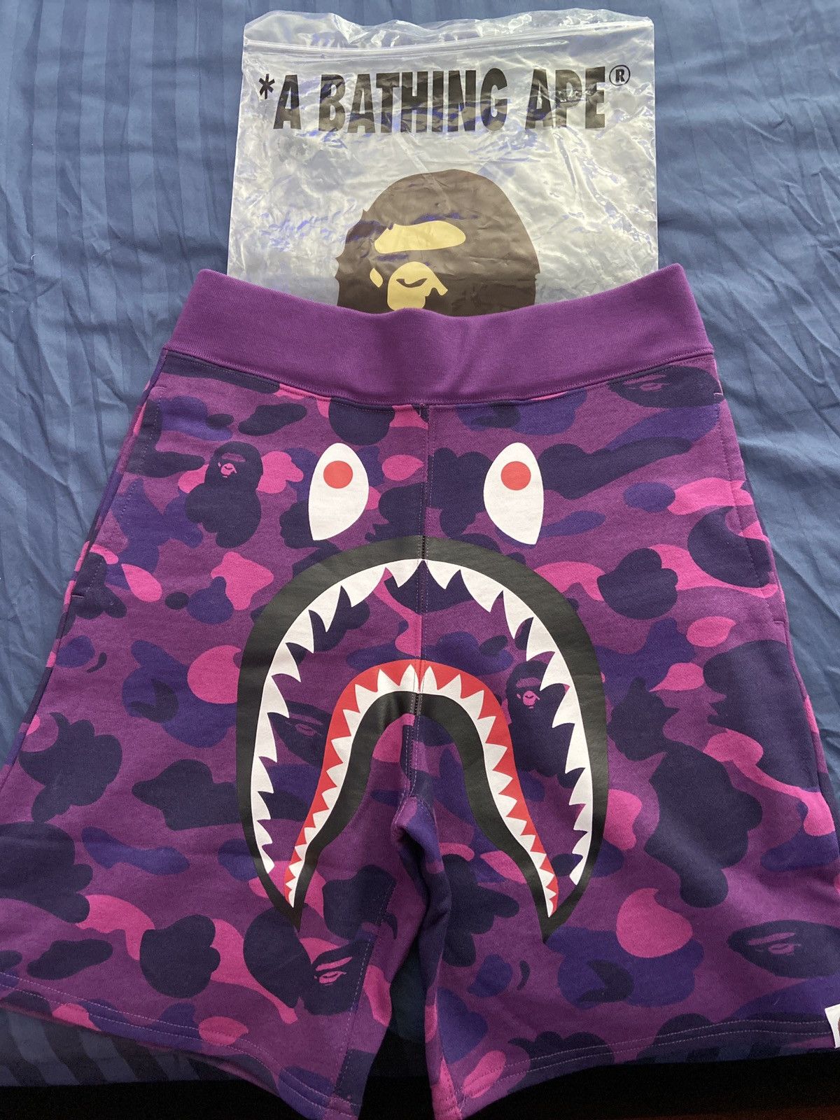 Bape Bape Shark Shorts (SS21) Grailed