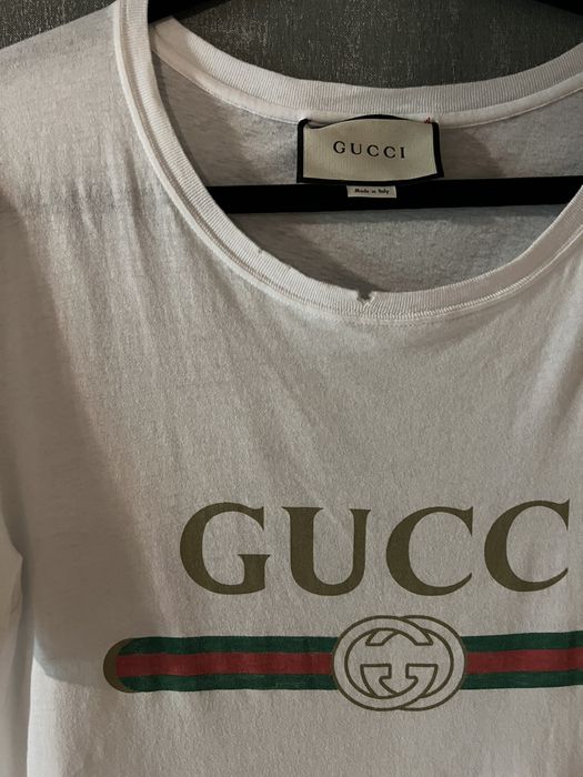 T shirt best sale gucci faux