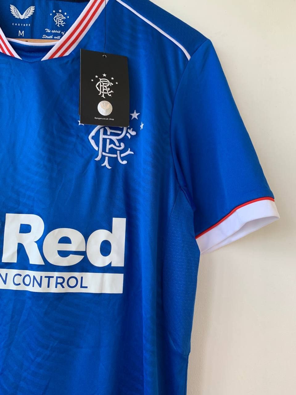 Castore NEW! 2020 - 2021 HAGI Rangers Glasgow CASTORE Soccer Jersey Size US M / EU 48-50 / 2 - 5 Thumbnail