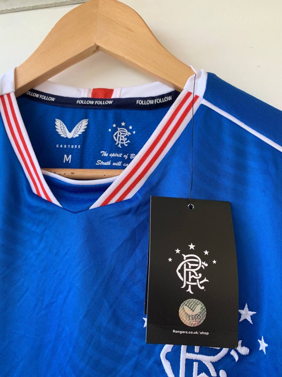 Castore NEW! 2020 - 2021 HAGI Rangers Glasgow CASTORE Soccer Jersey Size US M / EU 48-50 / 2 - 3 Thumbnail