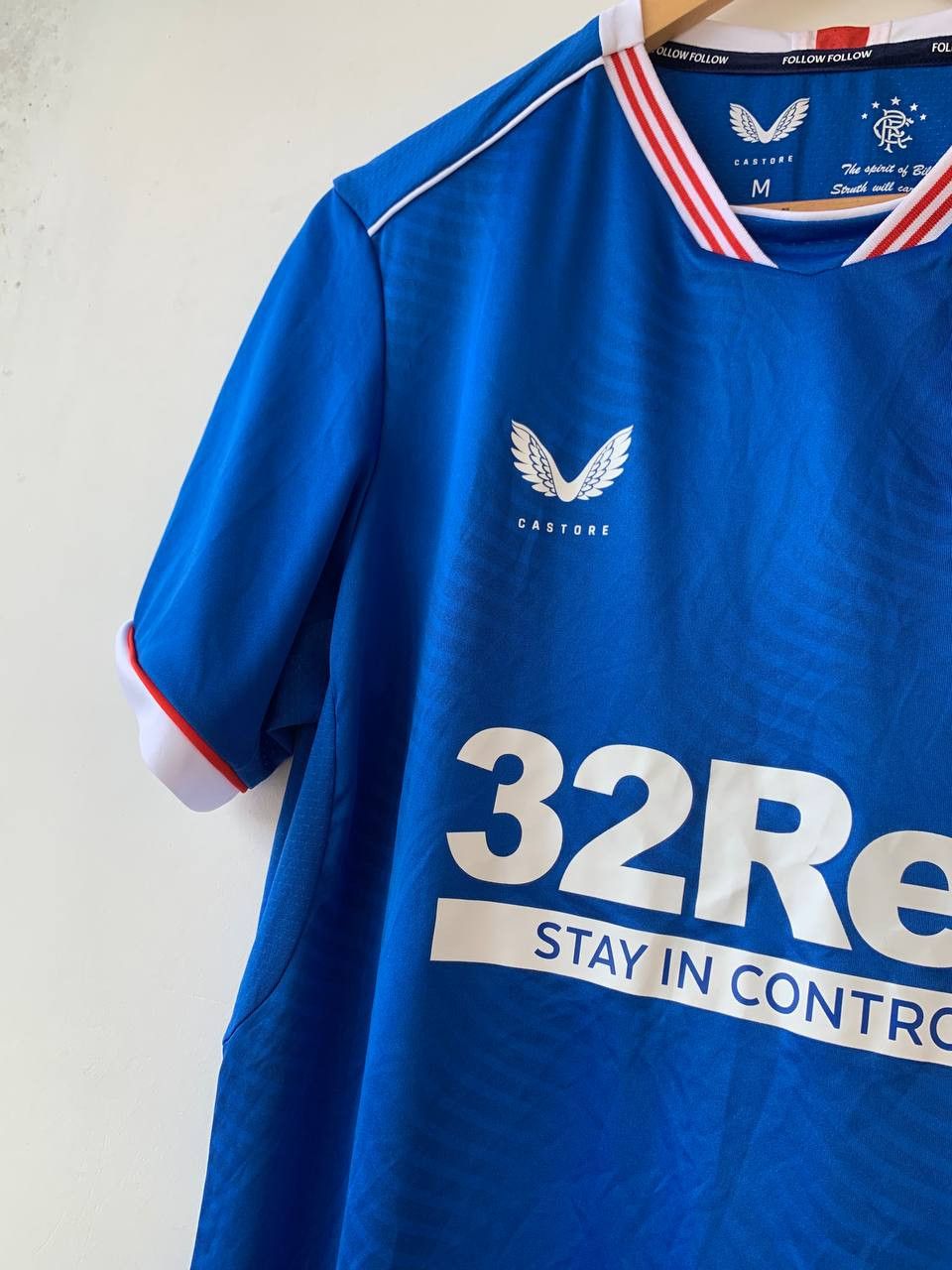 Castore NEW! 2020 - 2021 HAGI Rangers Glasgow CASTORE Soccer Jersey Size US M / EU 48-50 / 2 - 4 Thumbnail