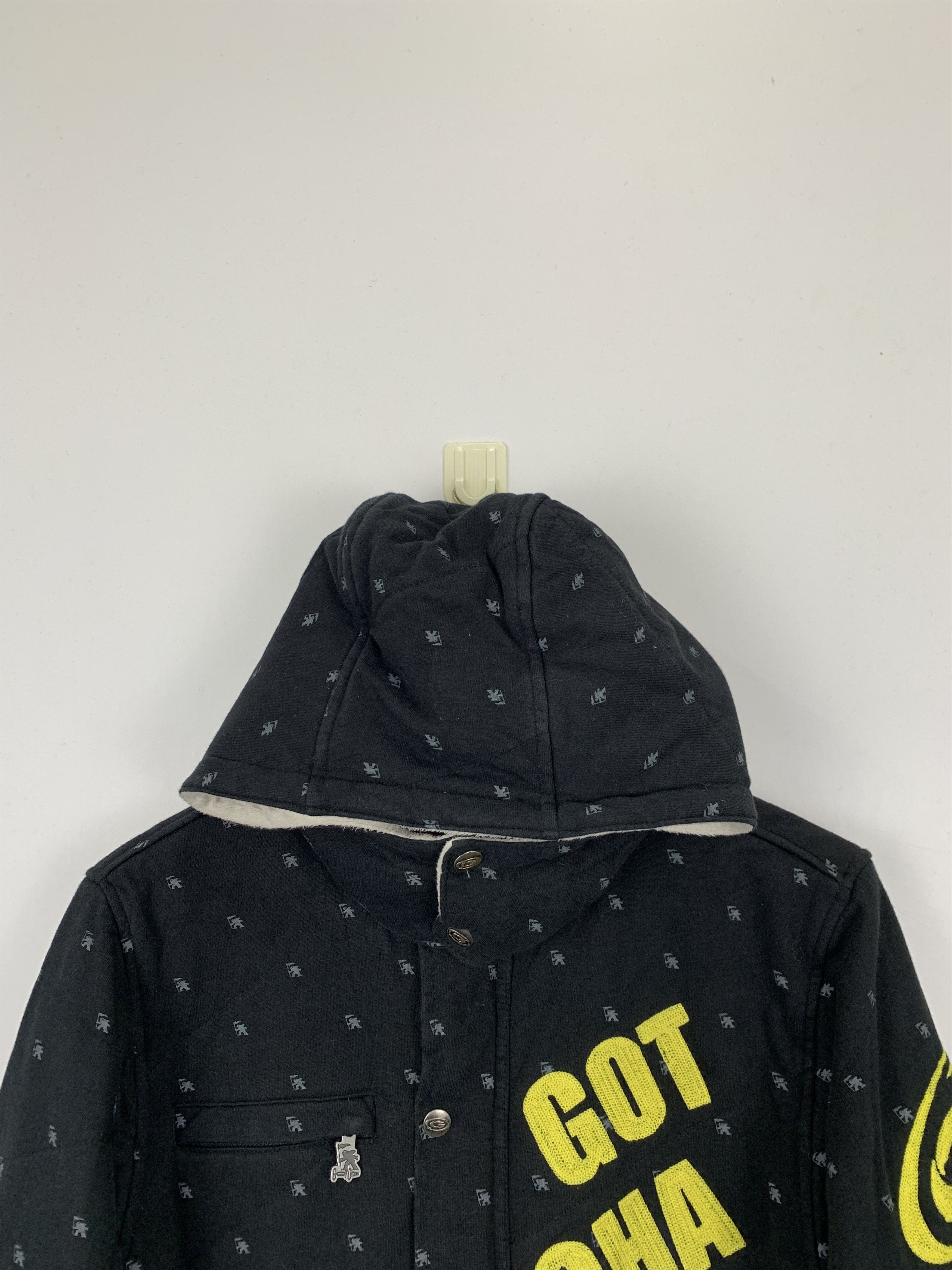 Vintage Vintage Gotcha Hoodie Puffer Jacket J0824 Size US M / EU 48-50 / 2 - 2 Thumbnail