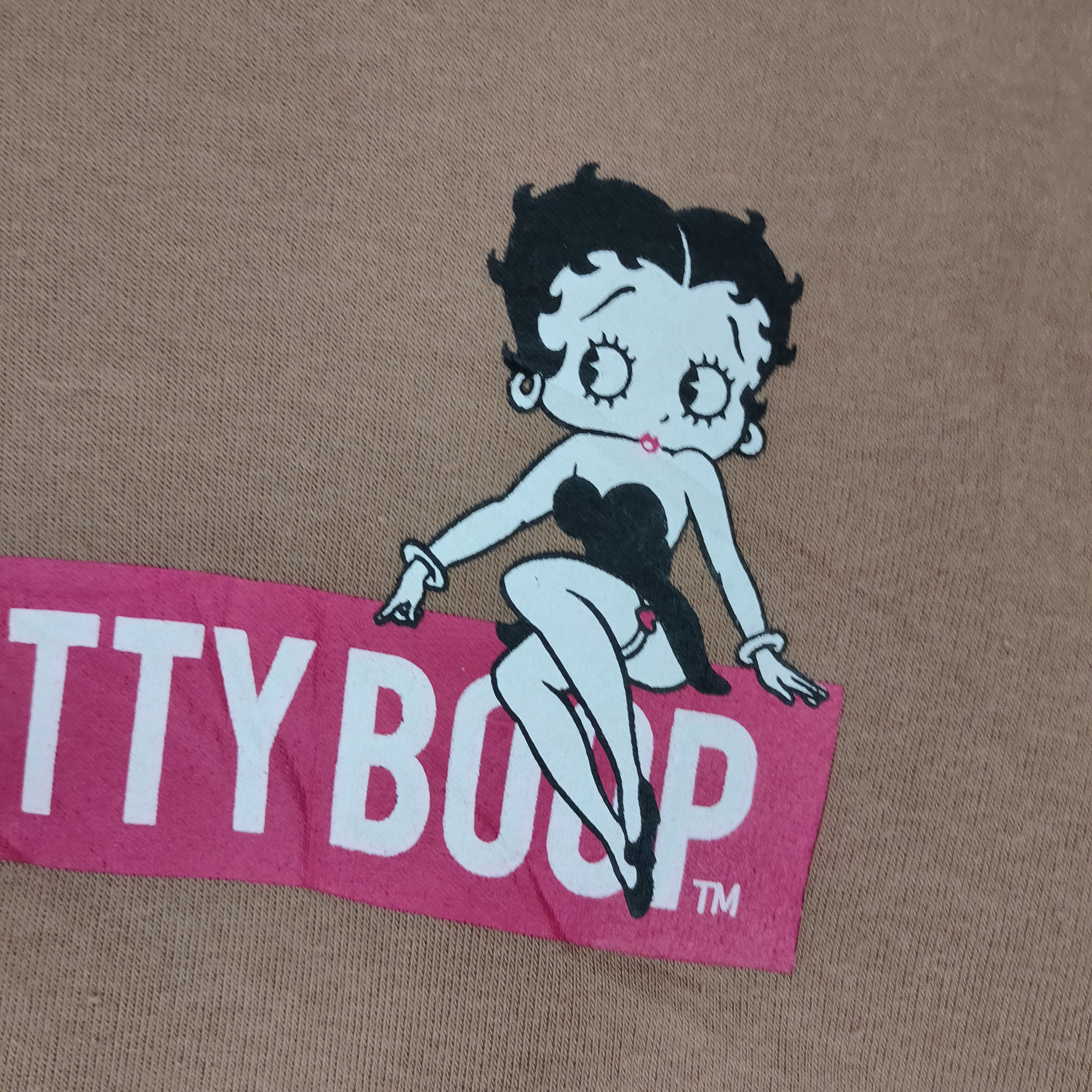 Cartoon Network BETTY BOOP Sexy Women Spellout Crewneck Sweatshirt Size ONE SIZE - 2 Thumbnail