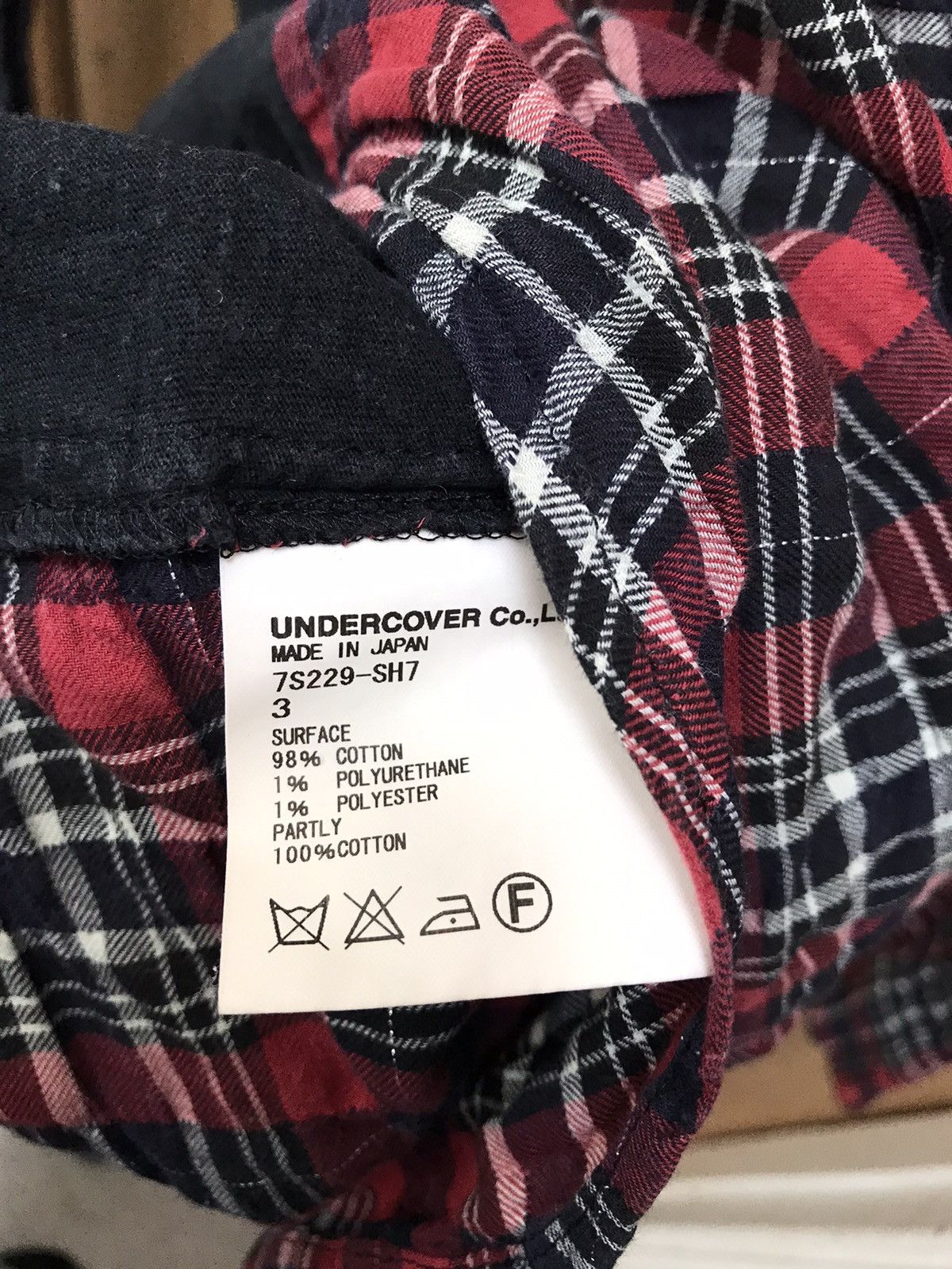 Undercover The Last Scream of Zamiang Check Shirt Size US M / EU 48-50 / 2 - 4 Thumbnail