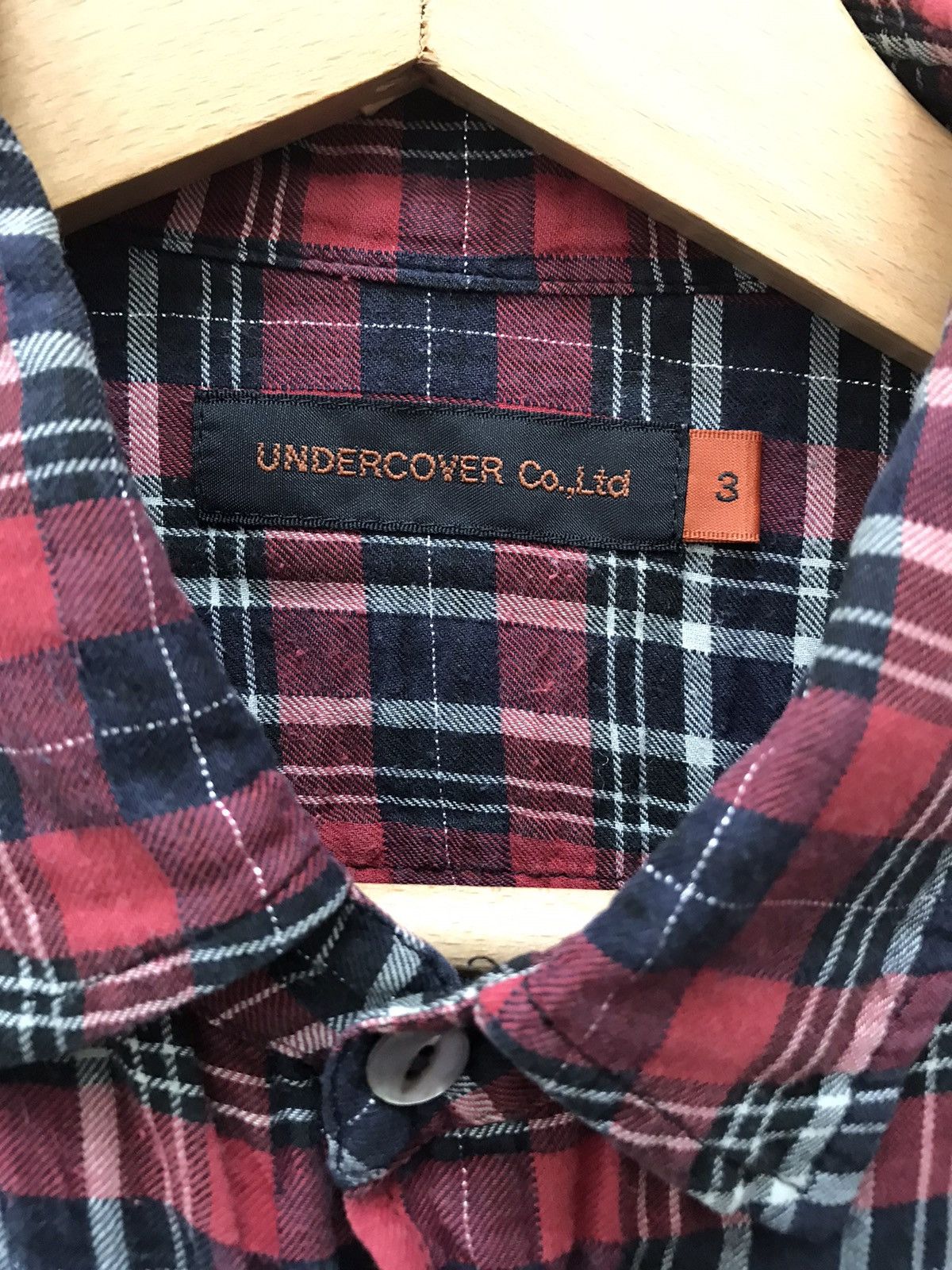 Undercover The Last Scream of Zamiang Check Shirt Size US M / EU 48-50 / 2 - 3 Thumbnail