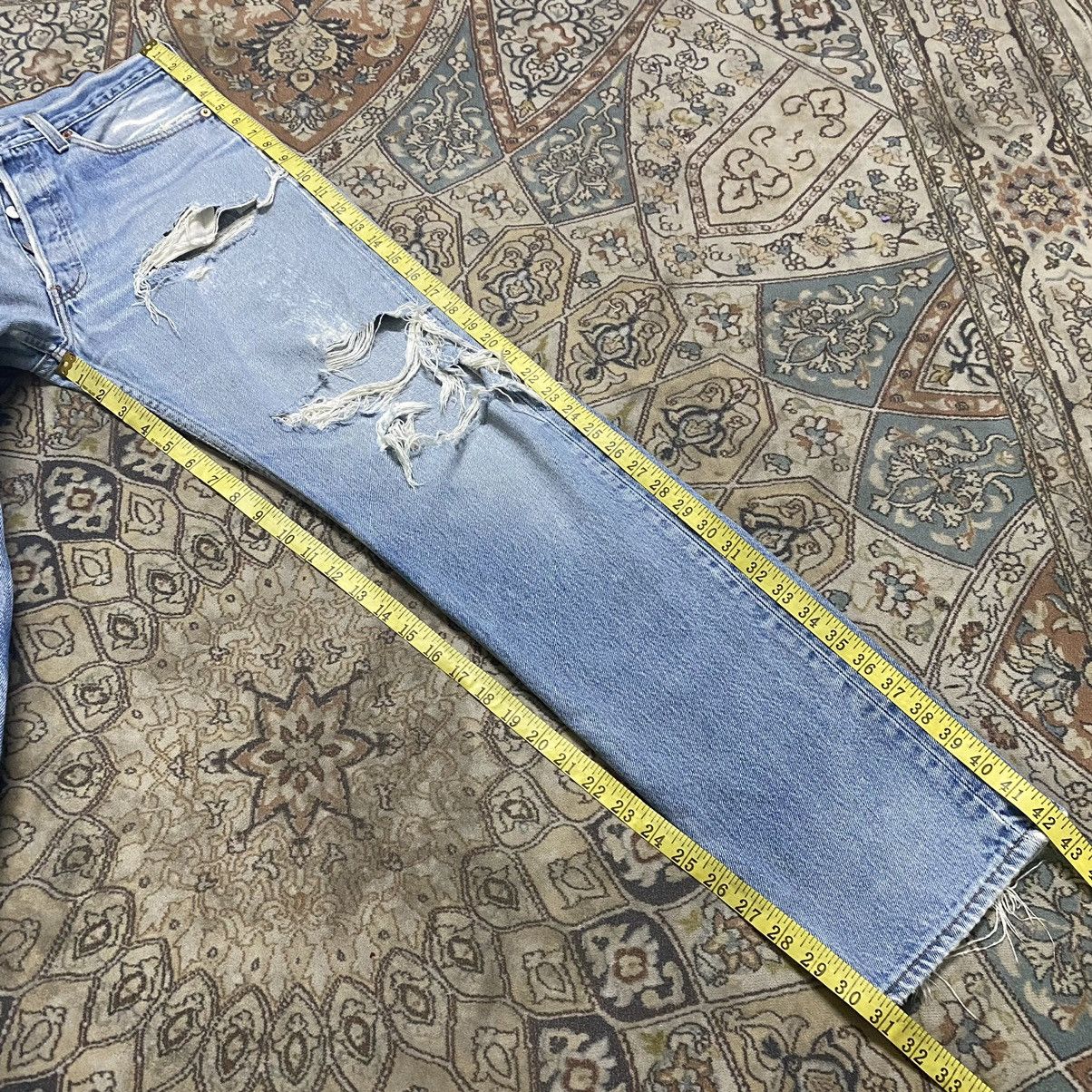 Levi's Vintage Levis 501xx Archive Grunge Jeans Distress 32x31 Size US 32 / EU 48 - 21 Thumbnail