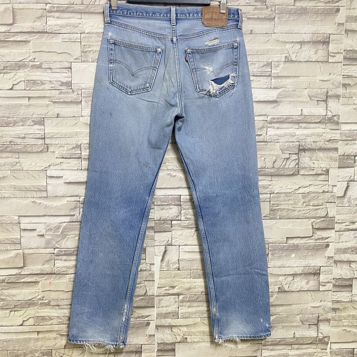 Levi's Vintage Levis 501xx Archive Grunge Jeans Distress 32x31 Size US 32 / EU 48 - 10 Thumbnail