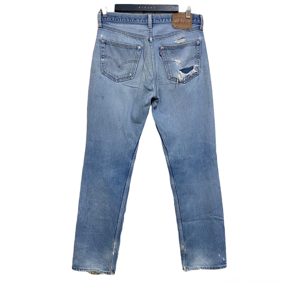 Levi's Vintage Levis 501xx Archive Grunge Jeans Distress 32x31 Size US 32 / EU 48 - 2 Thumbnail