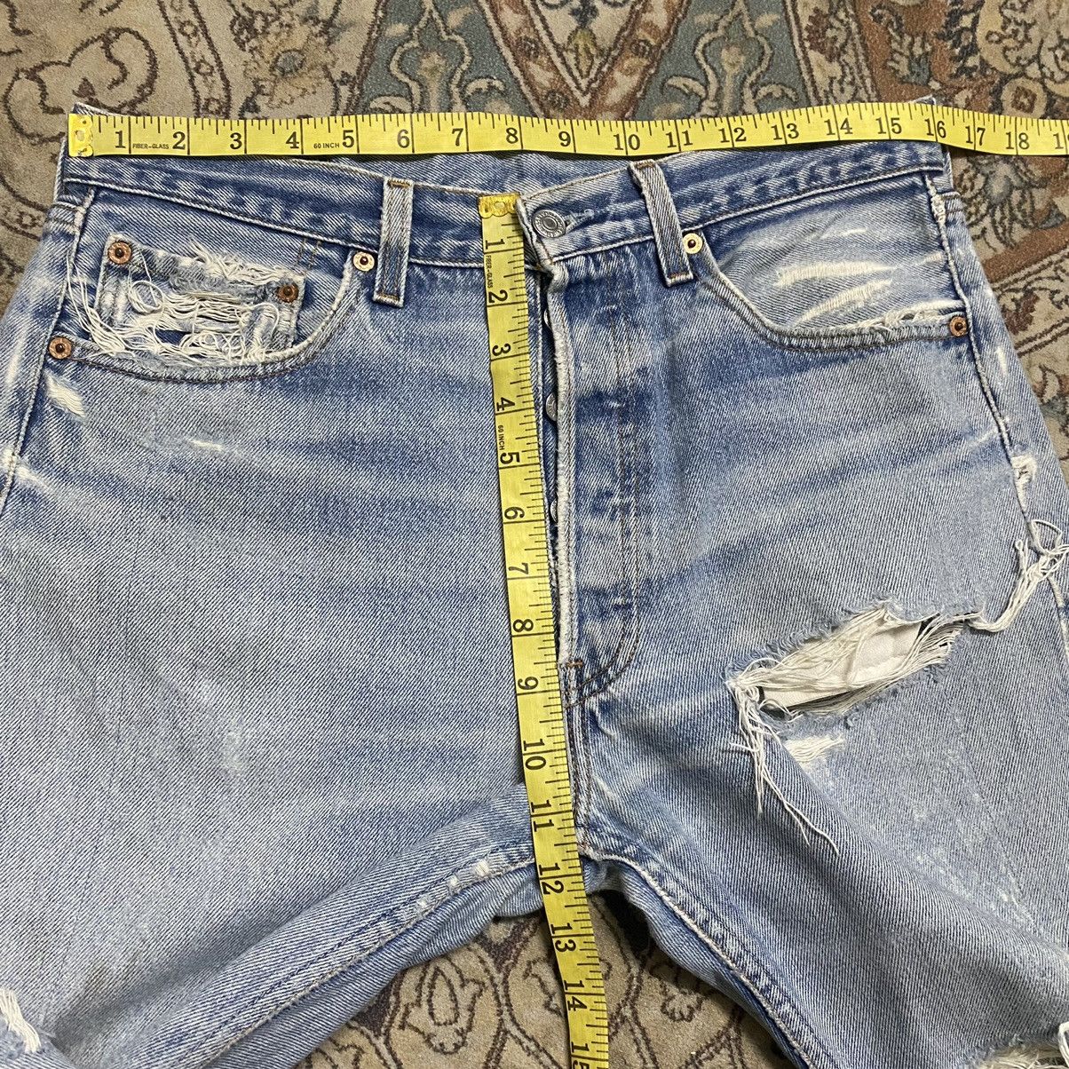 Levi's Vintage Levis 501xx Archive Grunge Jeans Distress 32x31 Size US 32 / EU 48 - 20 Thumbnail