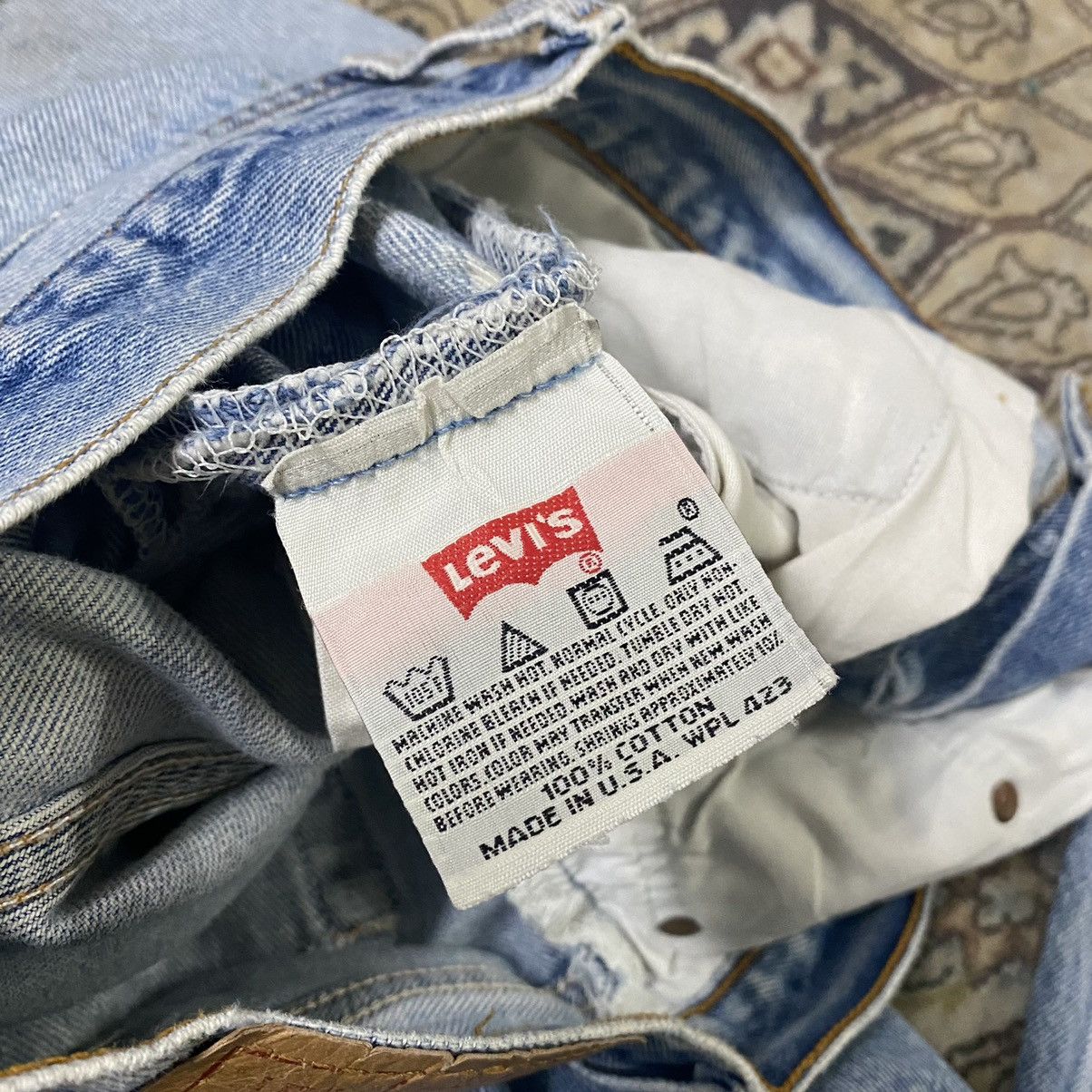 Levi's Vintage Levis 501xx Archive Grunge Jeans Distress 32x31 Size US 32 / EU 48 - 18 Thumbnail