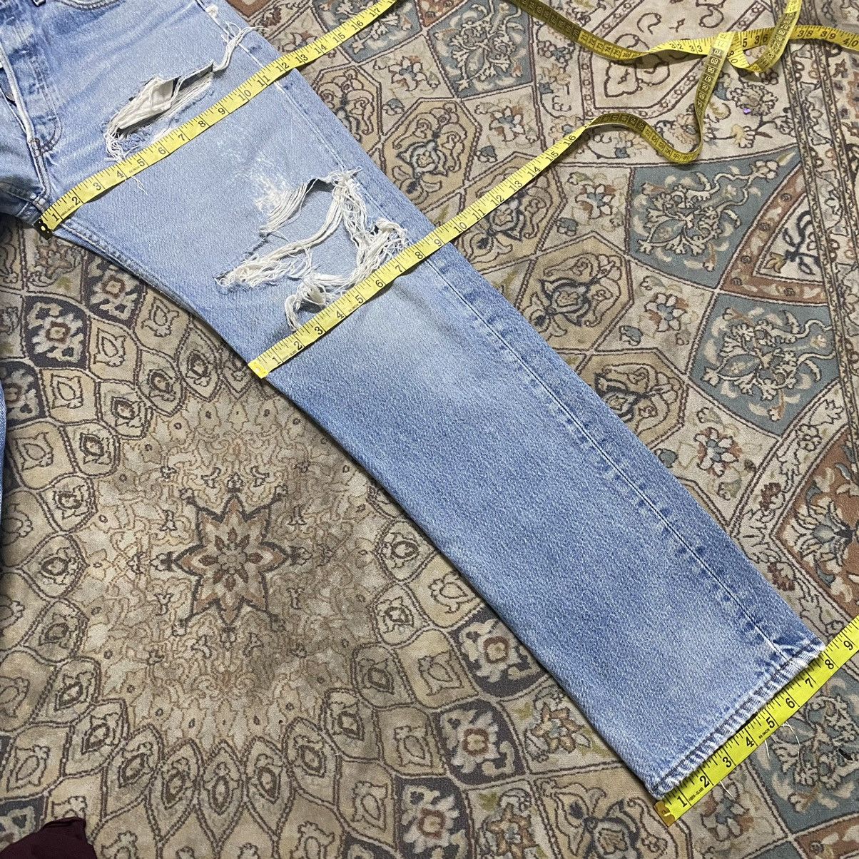 Levi's Vintage Levis 501xx Archive Grunge Jeans Distress 32x31 Size US 32 / EU 48 - 22 Thumbnail