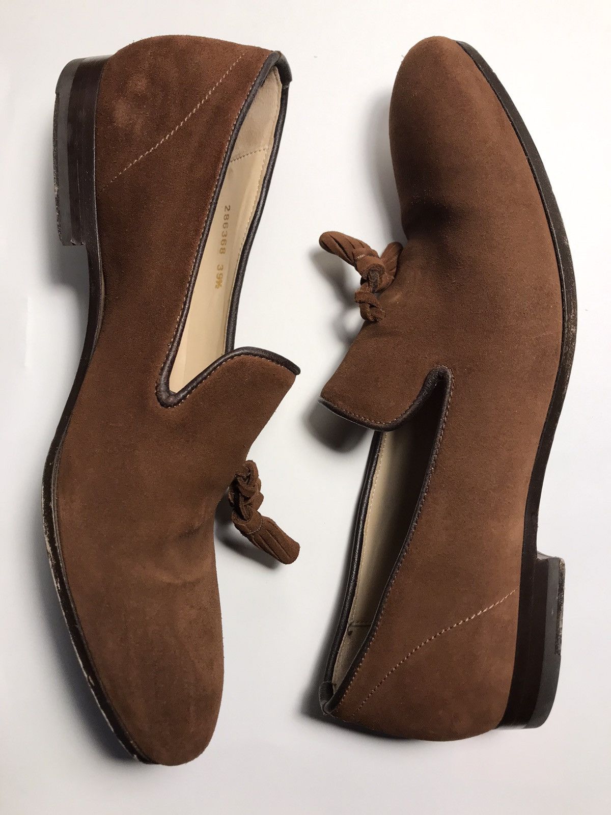 Alexander McQueen Suede Tassel Loafers Size US 7 / EU 40 - 3 Thumbnail