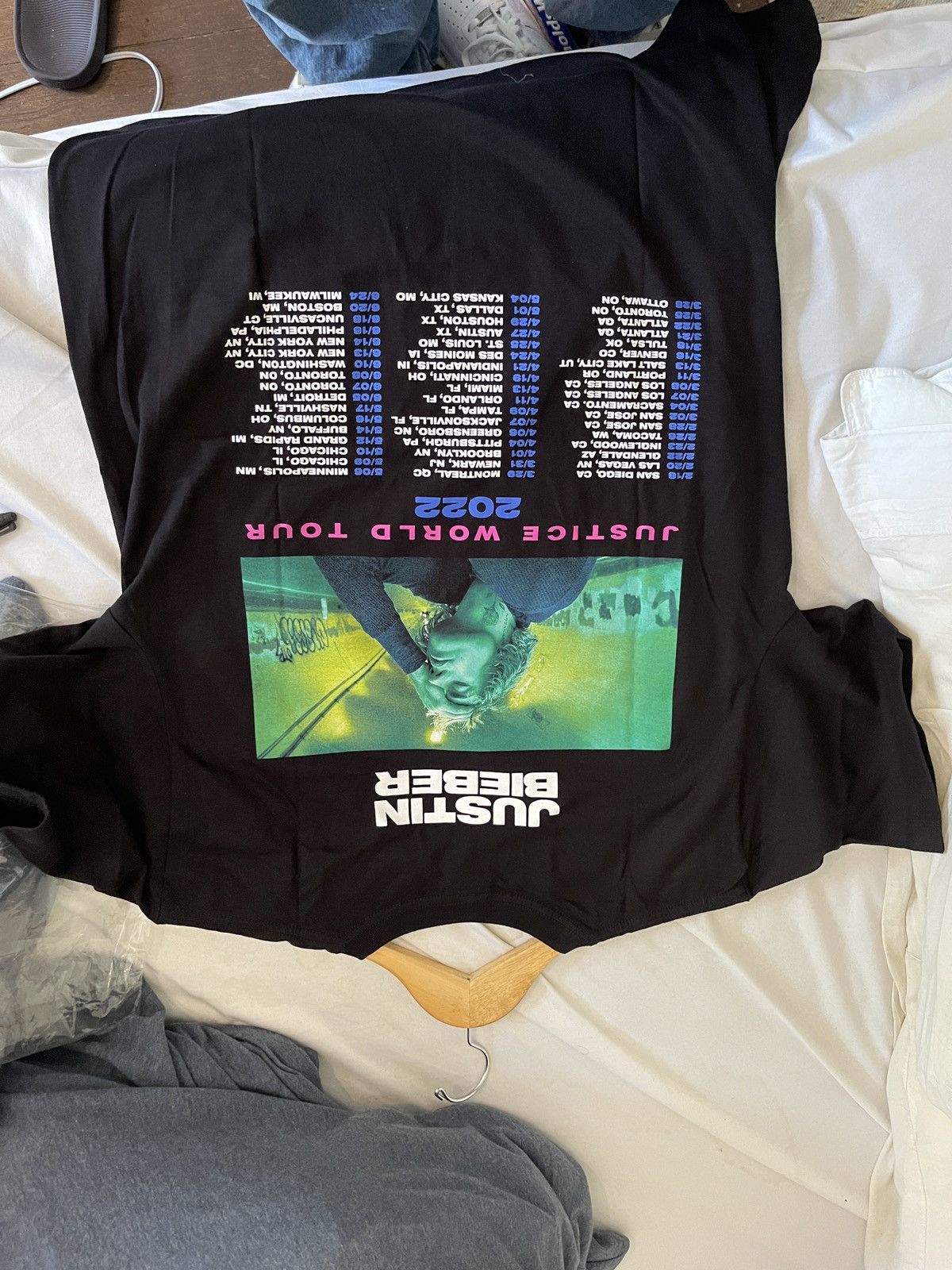 Justin Bieber × L.A. Roxx × Pacsun Bootleg Justice Tour Justin Bieber Size Large Size US L / EU 52-54 / 3 - 4 Thumbnail