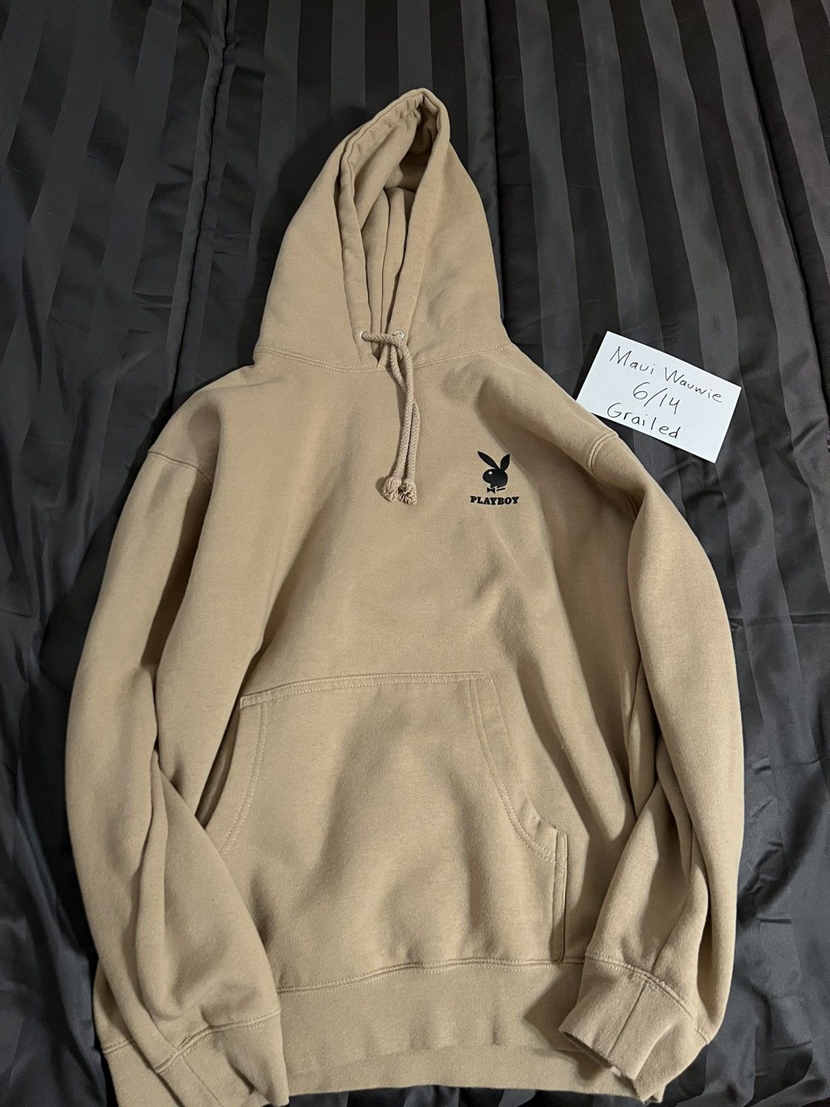 Tan playboy hoodie store