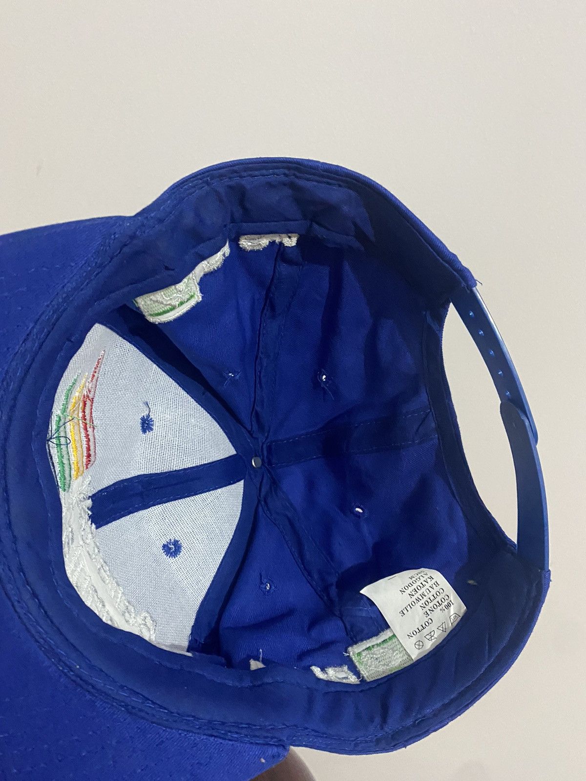 Benetton Benetton Formula 1 Racing Team Scuderia hat 90s very rare Size ONE SIZE - 4 Thumbnail
