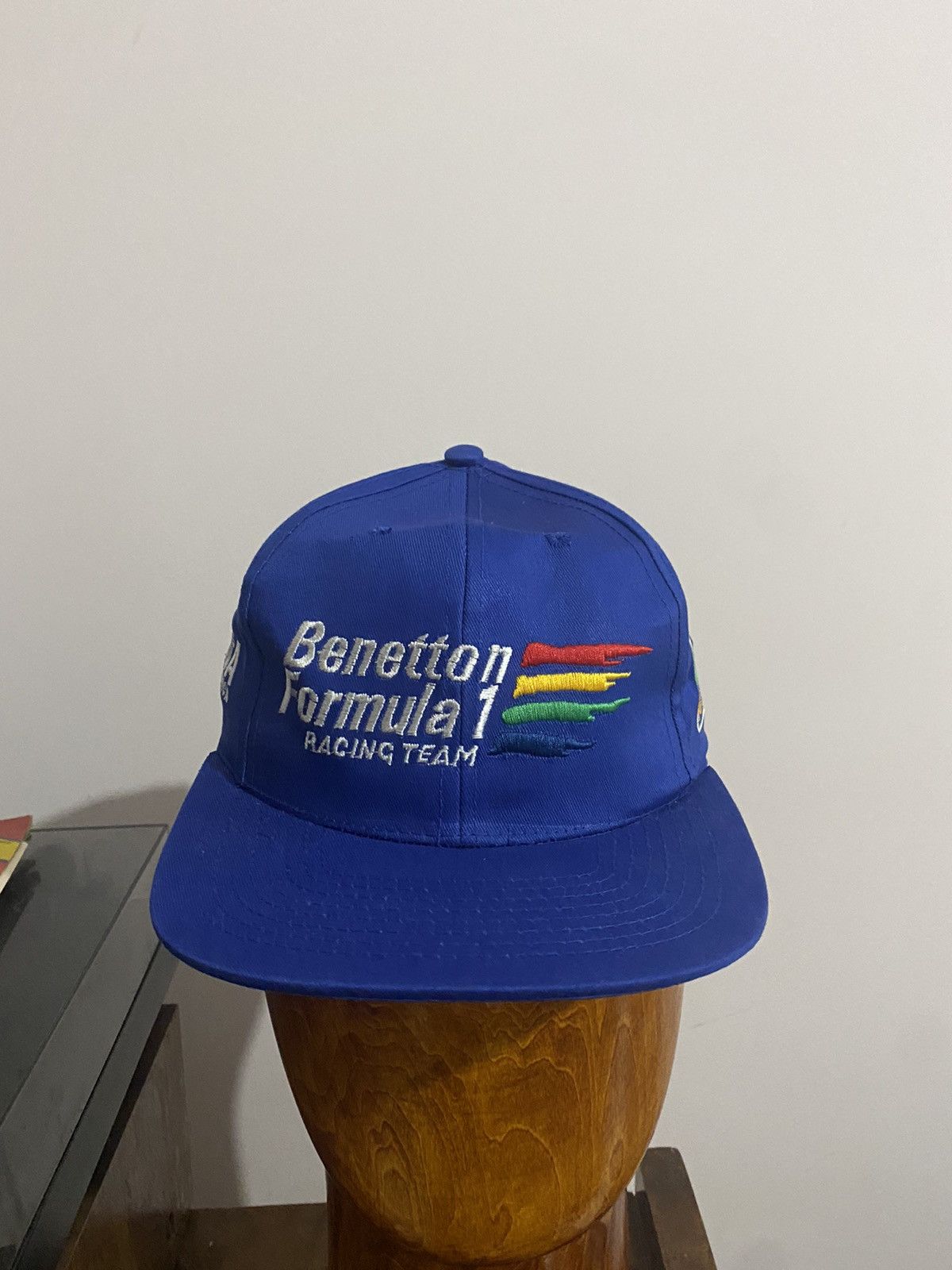 Benetton Benetton Formula 1 Racing Team Scuderia hat 90s very rare Size ONE SIZE - 1 Thumbnail
