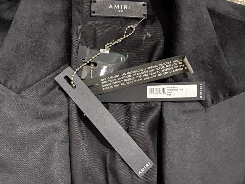 Amiri Amiri velvet blazers XXL Size 44L - 4 Thumbnail