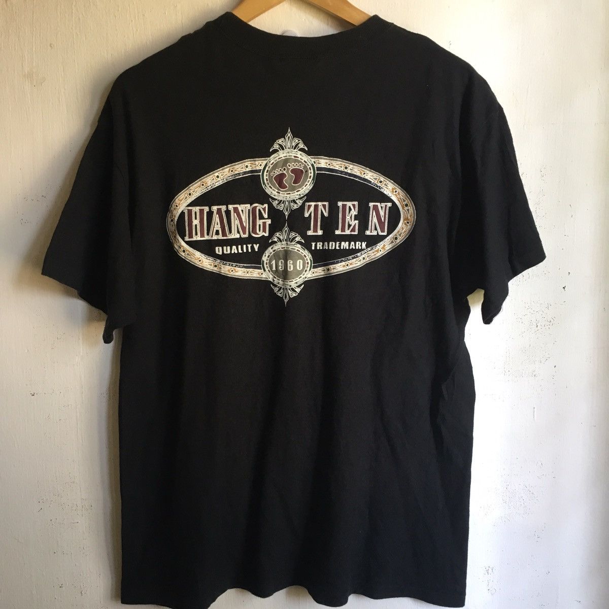 Hang Ten × Vintage VINTAGE HANG TEN BIG LOGO T-SHIRT Size US L / EU 52-54 / 3 - 2 Thumbnail