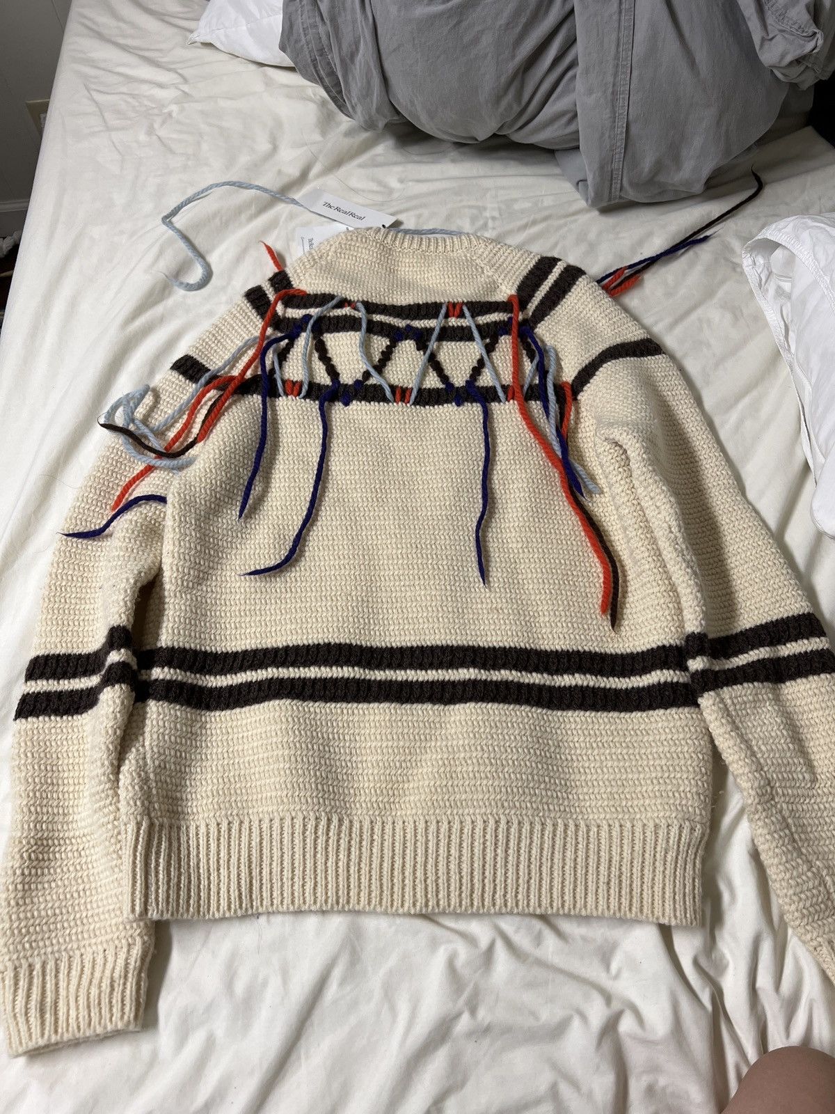 Calvin Klein 205W39NYC × Raf Simons Wool Striped Sweater Size US XS / EU 42 / 0 - 1 Thumbnail