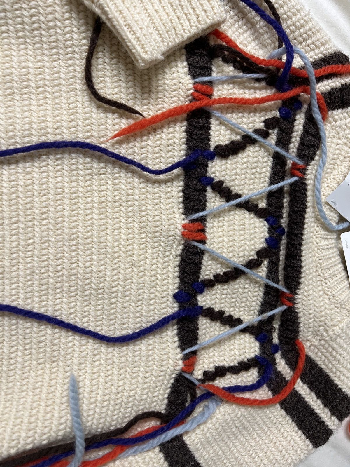 Calvin Klein 205W39NYC × Raf Simons Wool Striped Sweater Size US XS / EU 42 / 0 - 3 Thumbnail