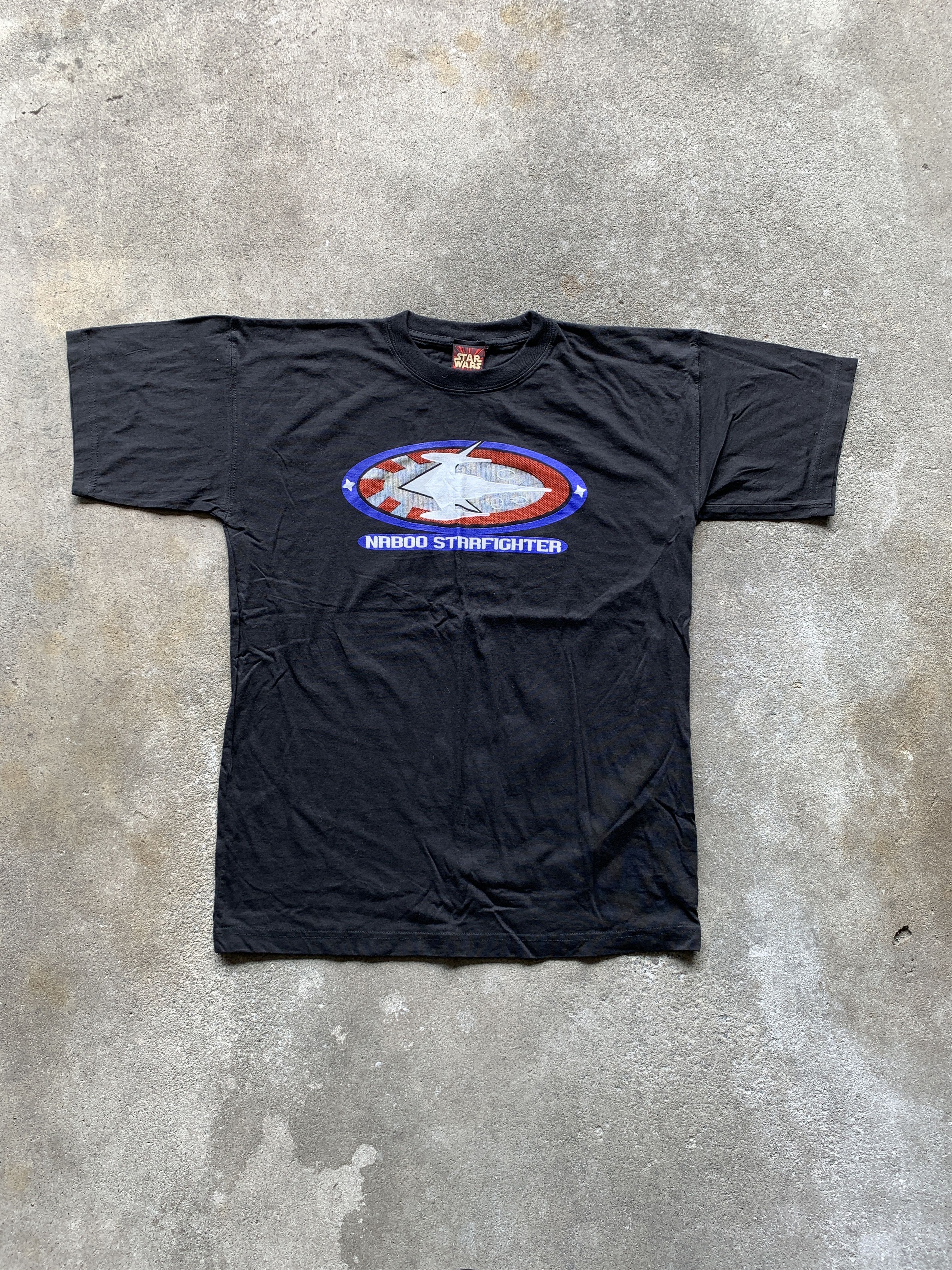 Star Wars × Vintage Vintage 90s Naboo Starfighter Star Wars Shirt Size US L / EU 52-54 / 3 - 1 Thumbnail