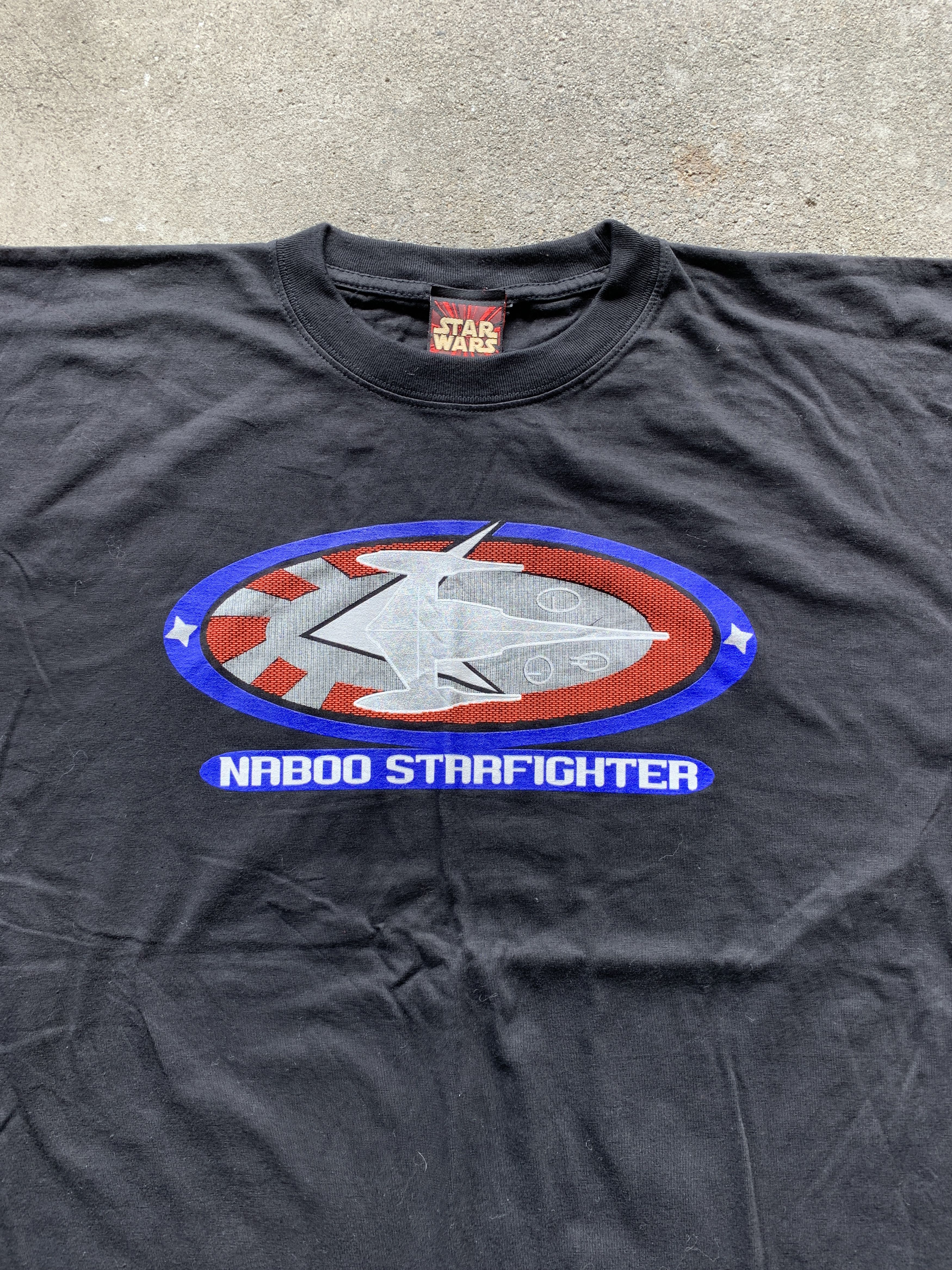 Star Wars × Vintage Vintage 90s Naboo Starfighter Star Wars Shirt Size US L / EU 52-54 / 3 - 2 Thumbnail