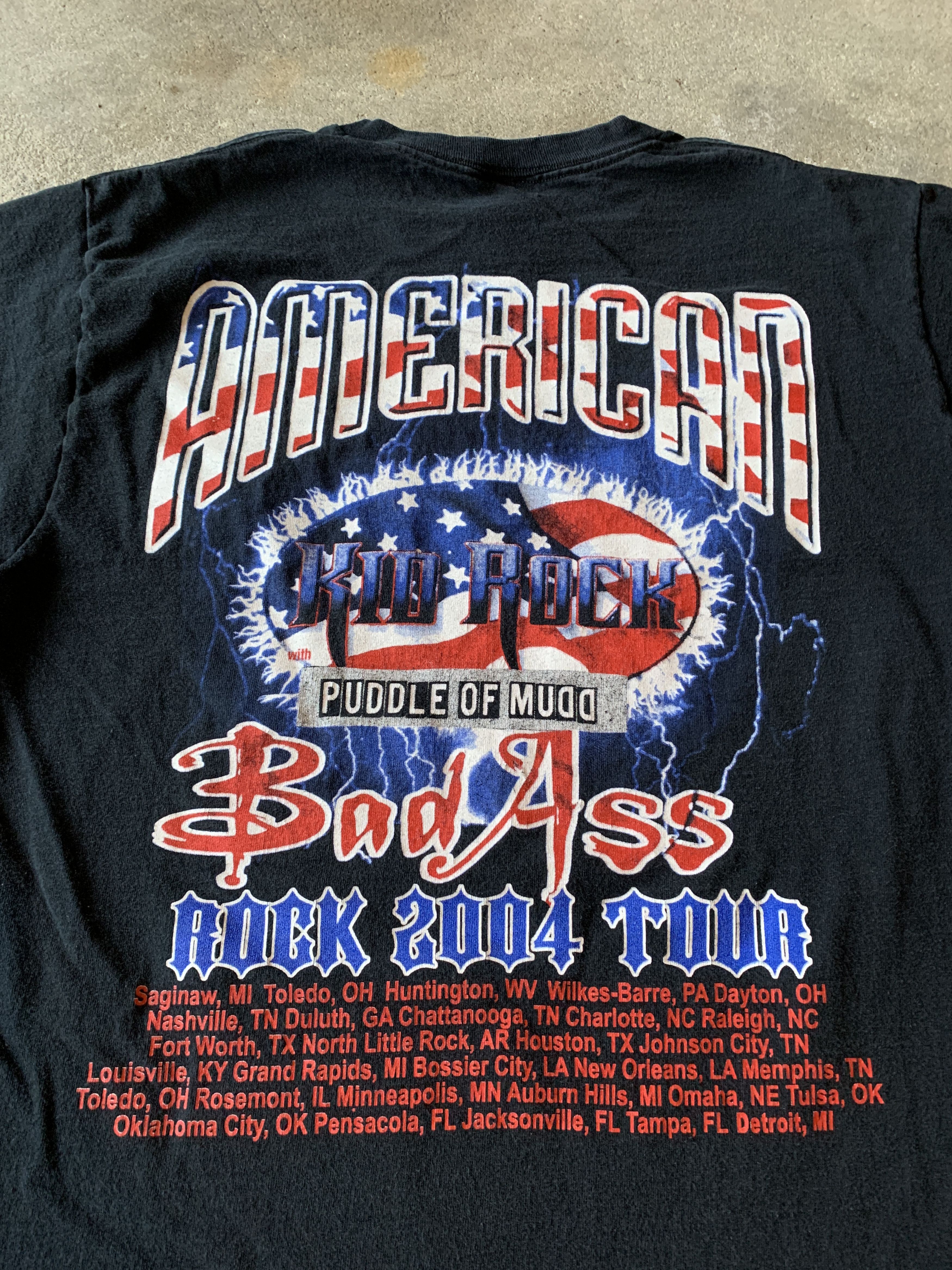 Band Tees × Vintage Vintage 2004 Kid Rock Tour Shirt Size US L / EU 52-54 / 3 - 4 Thumbnail