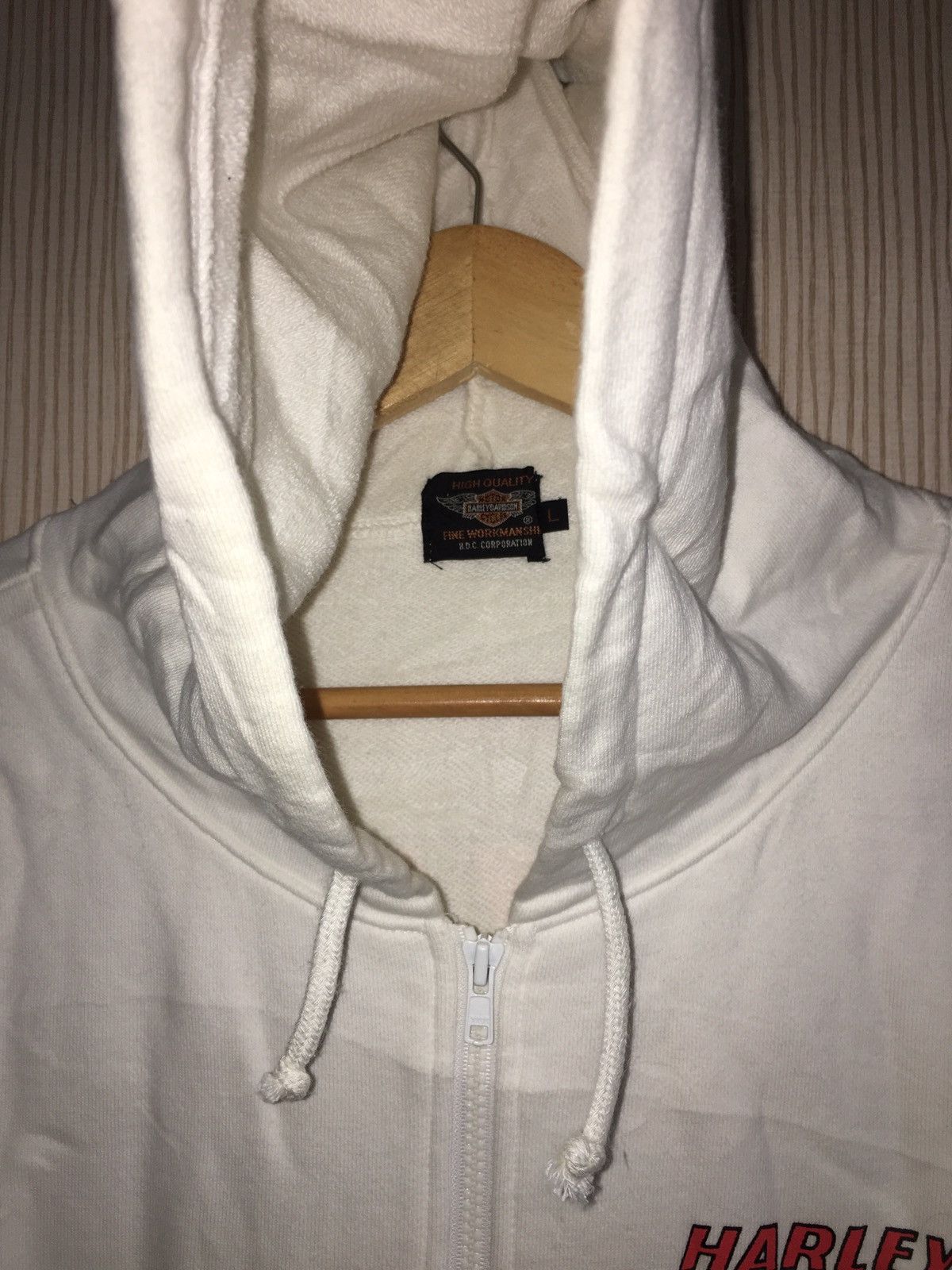 Harley Davidson × Vintage Harley davidson hoodies back printed Size US L / EU 52-54 / 3 - 6 Thumbnail