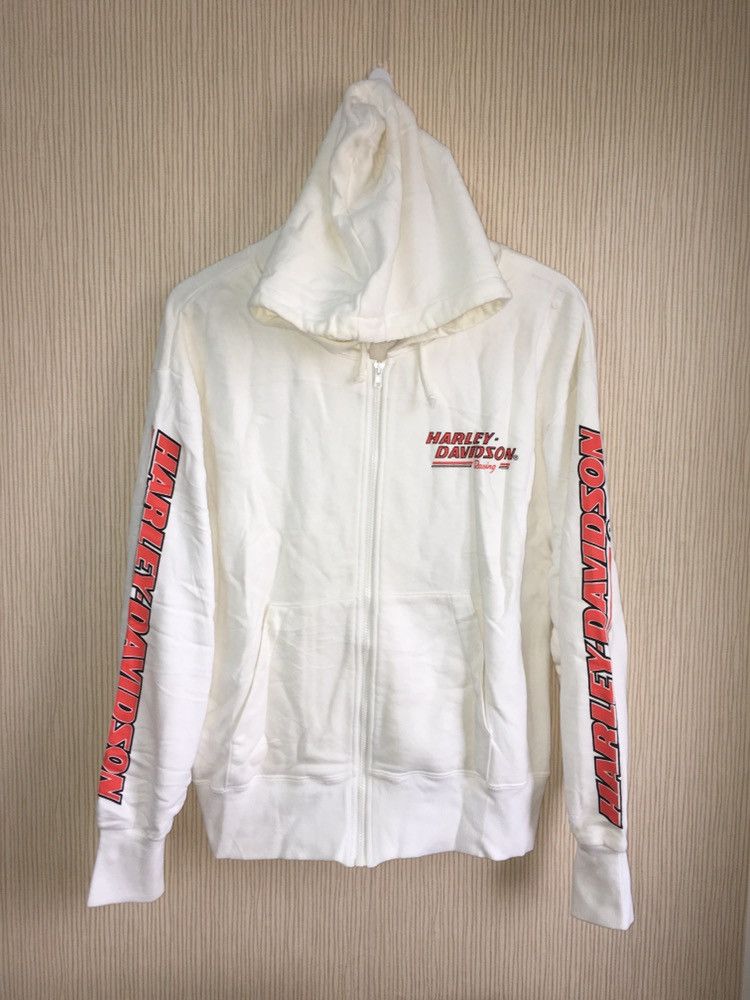 Harley davidson hoodies back printed