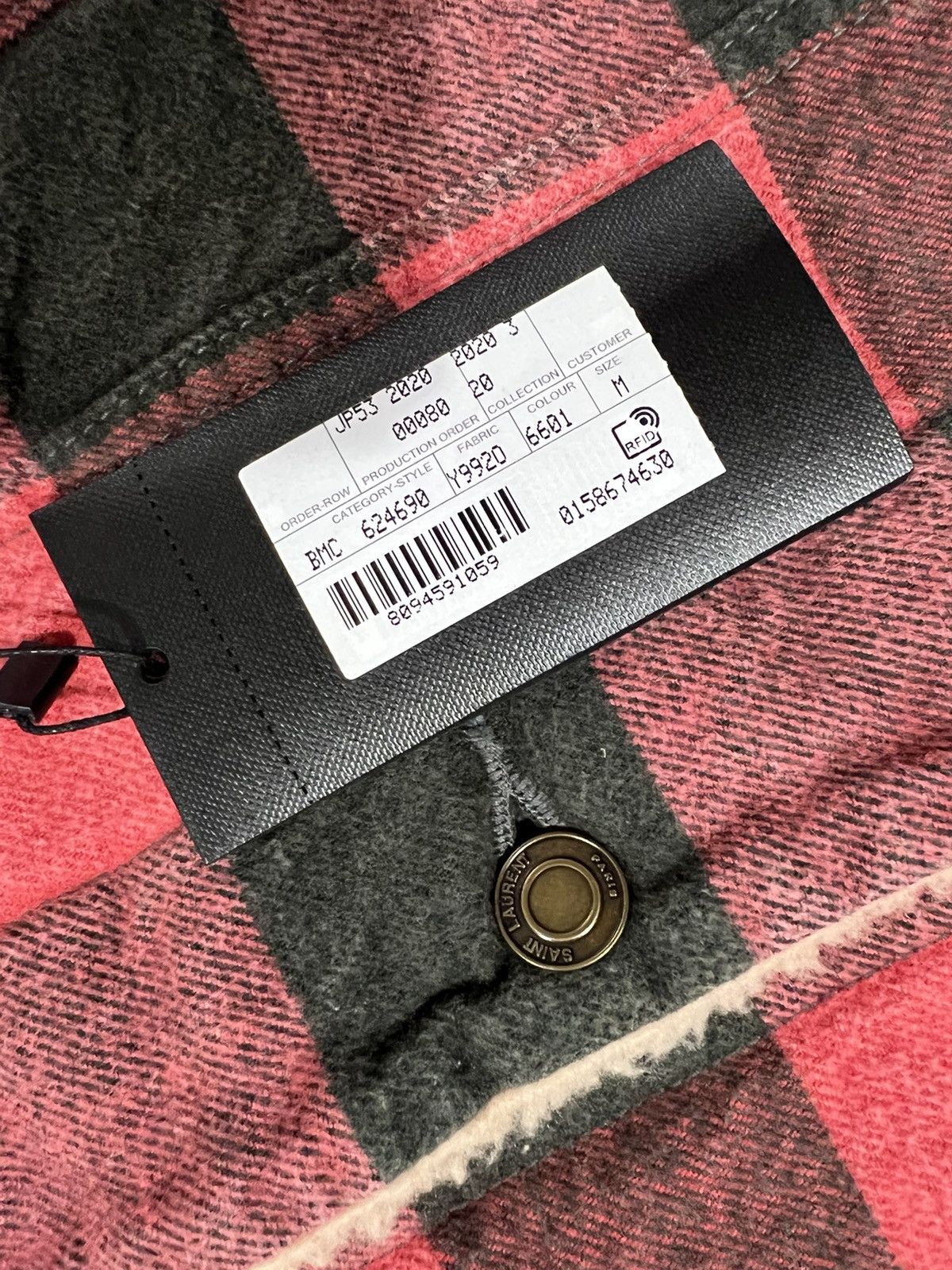 Saint Laurent Paris Saint Laurent faux shearing trucker jacket. M. $1750 Size US M / EU 48-50 / 2 - 5 Thumbnail