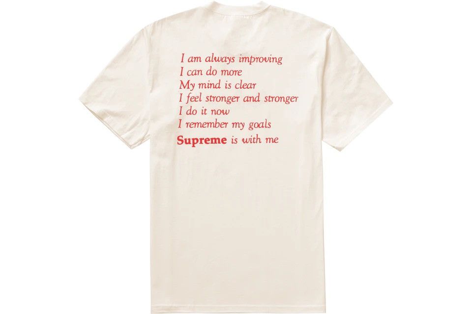 Supreme Supreme Stay Positive Tee Size US L / EU 52-54 / 3 - 2 Thumbnail