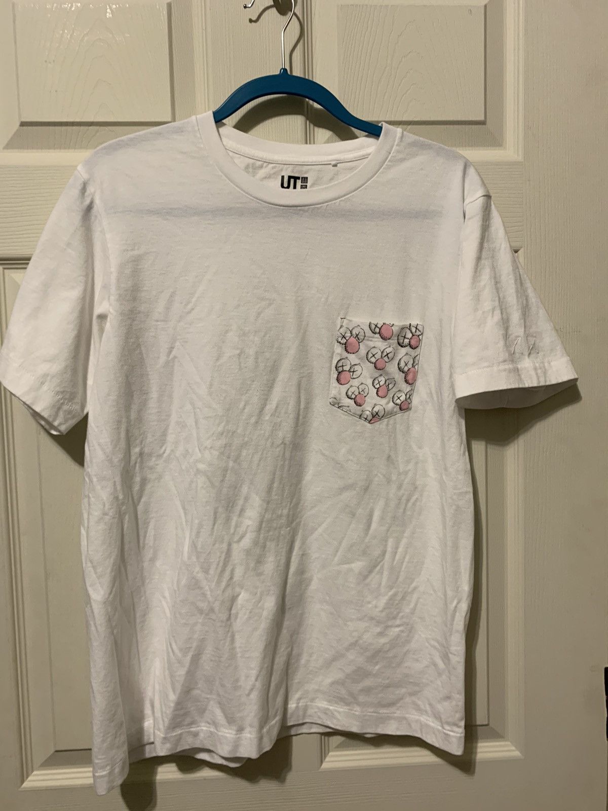 T-shirt Kaws X Uniqlo Rayé Bleu - Taille XXXL - Édition Rare épuisée - Neuf Avec étiquettes