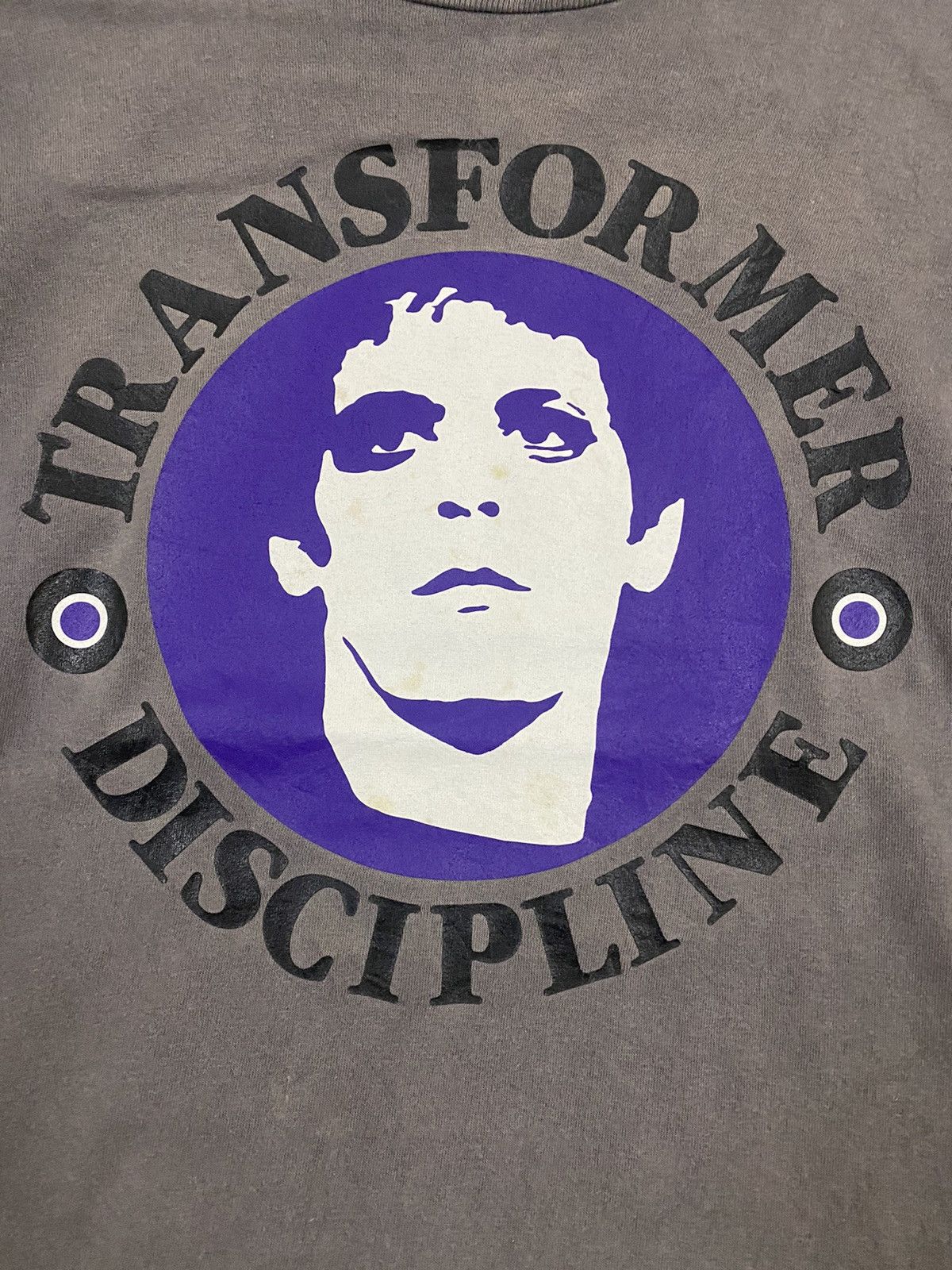 Band Tees vintage 90s DISCIPLINE lou reed image streetwear t-shirts Size US M / EU 48-50 / 2 - 3 Thumbnail