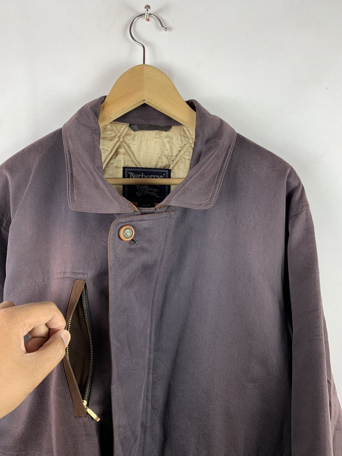 Burberry Vintage 80s 90s Burberrys Jacket Size US S / EU 44-46 / 1 - 11 Thumbnail