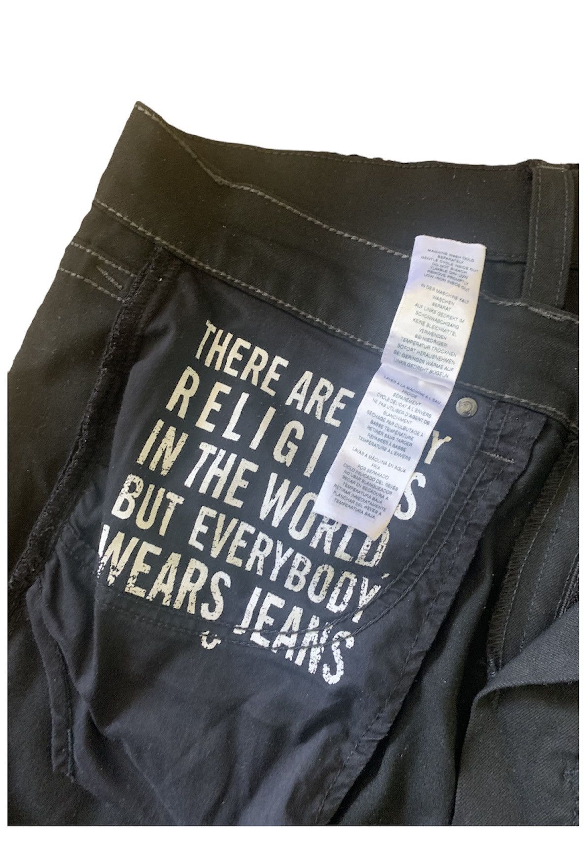True Religion True Religion Black Ricky Cutting Size US 40 / EU 56 - 7 Thumbnail