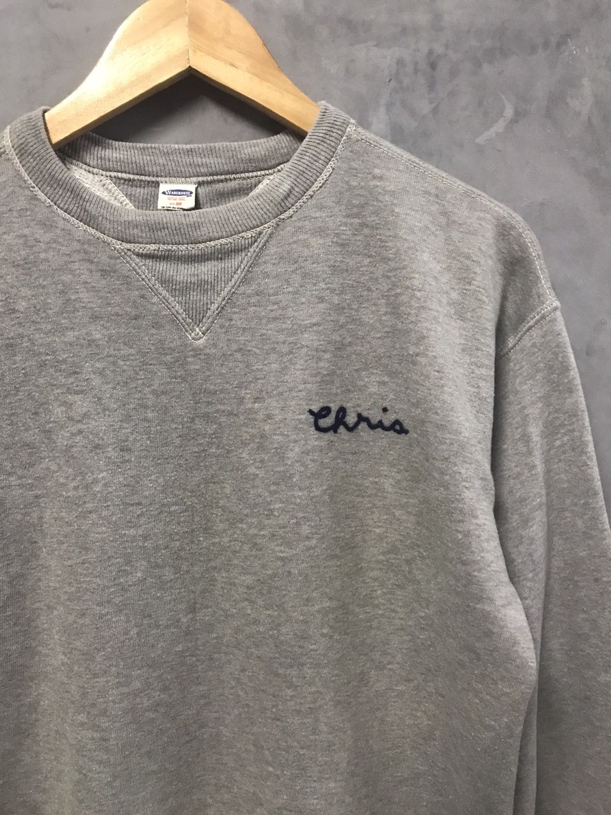 Warehouse WAREHOUSE Sweatshirt Vintage Reproduction Double V Neck Size US S / EU 44-46 / 1 - 4 Thumbnail