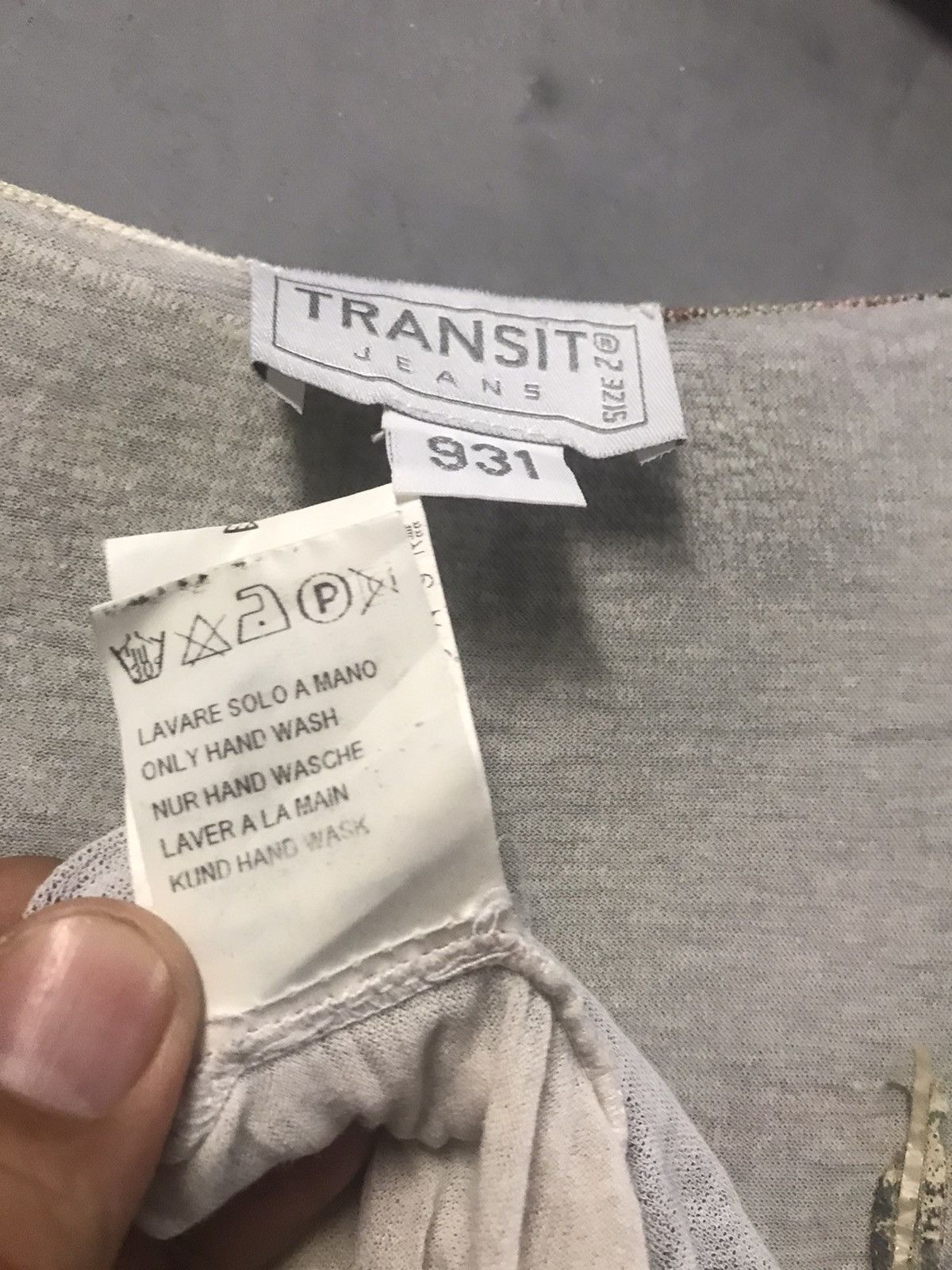 Transit TRANSIT Longsleeve OverPrint Geisha Motif Size US M / EU 48-50 / 2 - 10 Thumbnail