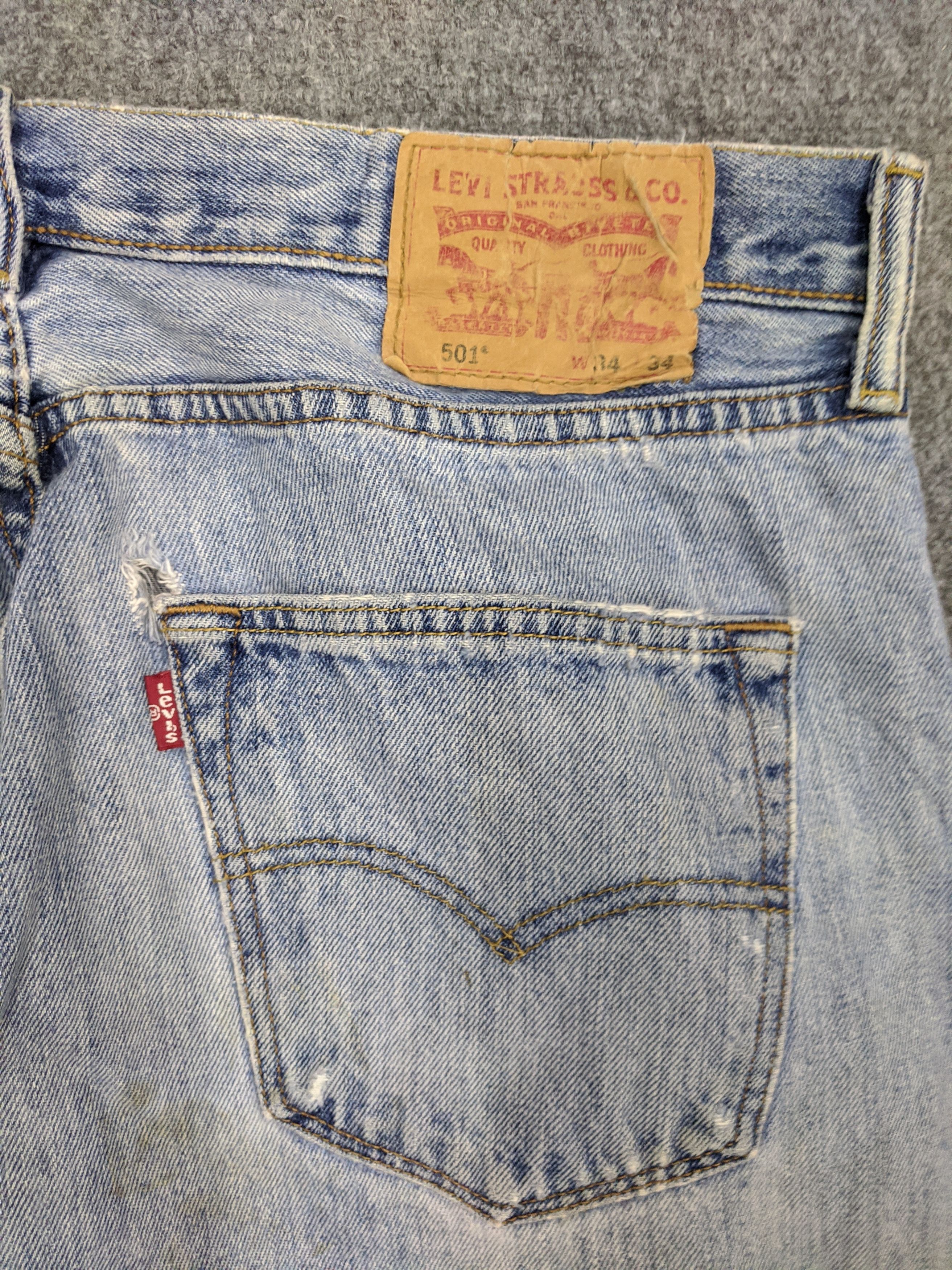 Levi's Vintage 90s Levis 501 Jeans DP0806 Size US 36 / EU 52 - 14 Thumbnail