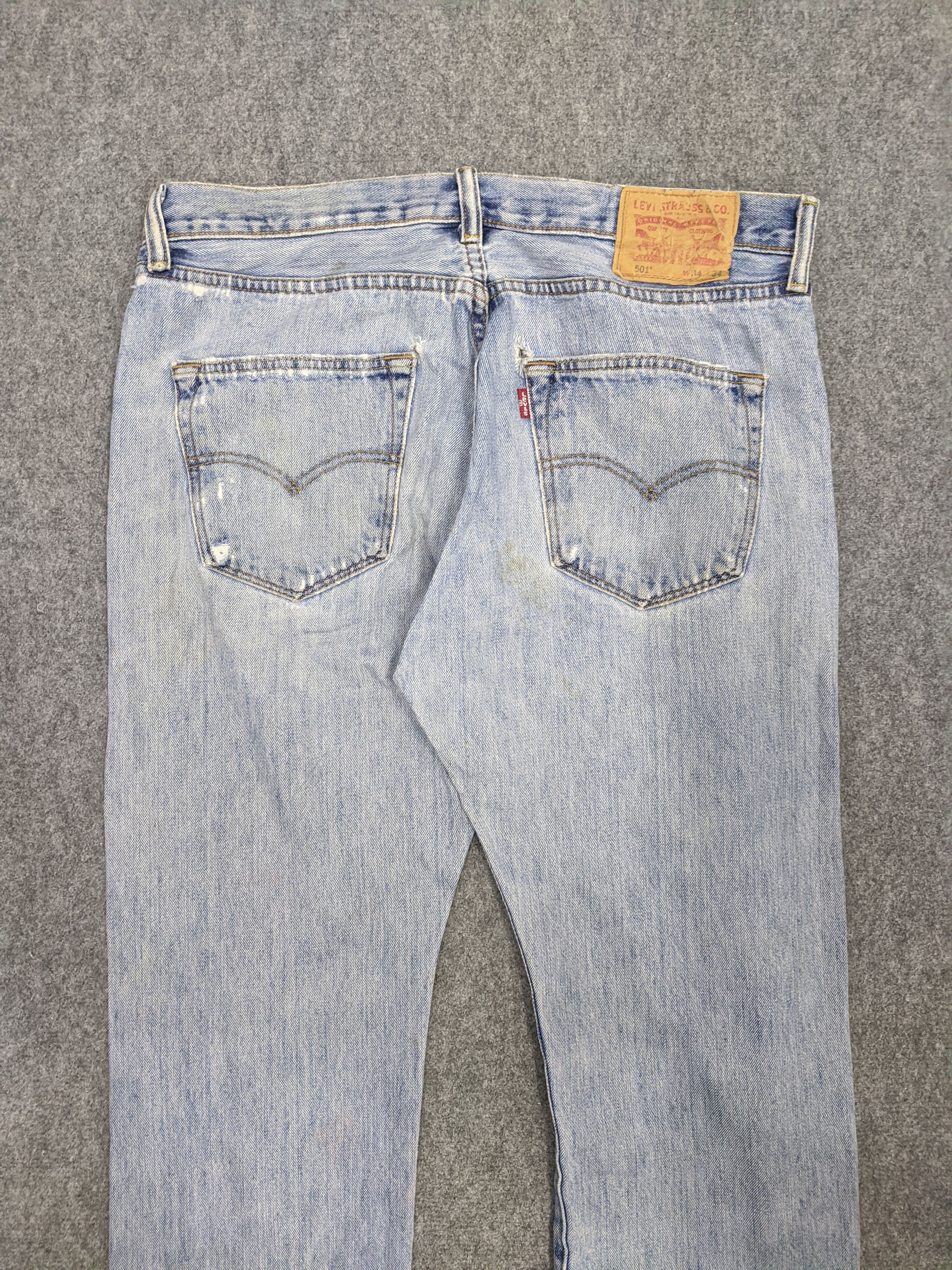 Levi's Vintage 90s Levis 501 Jeans DP0806 Size US 36 / EU 52 - 5 Thumbnail